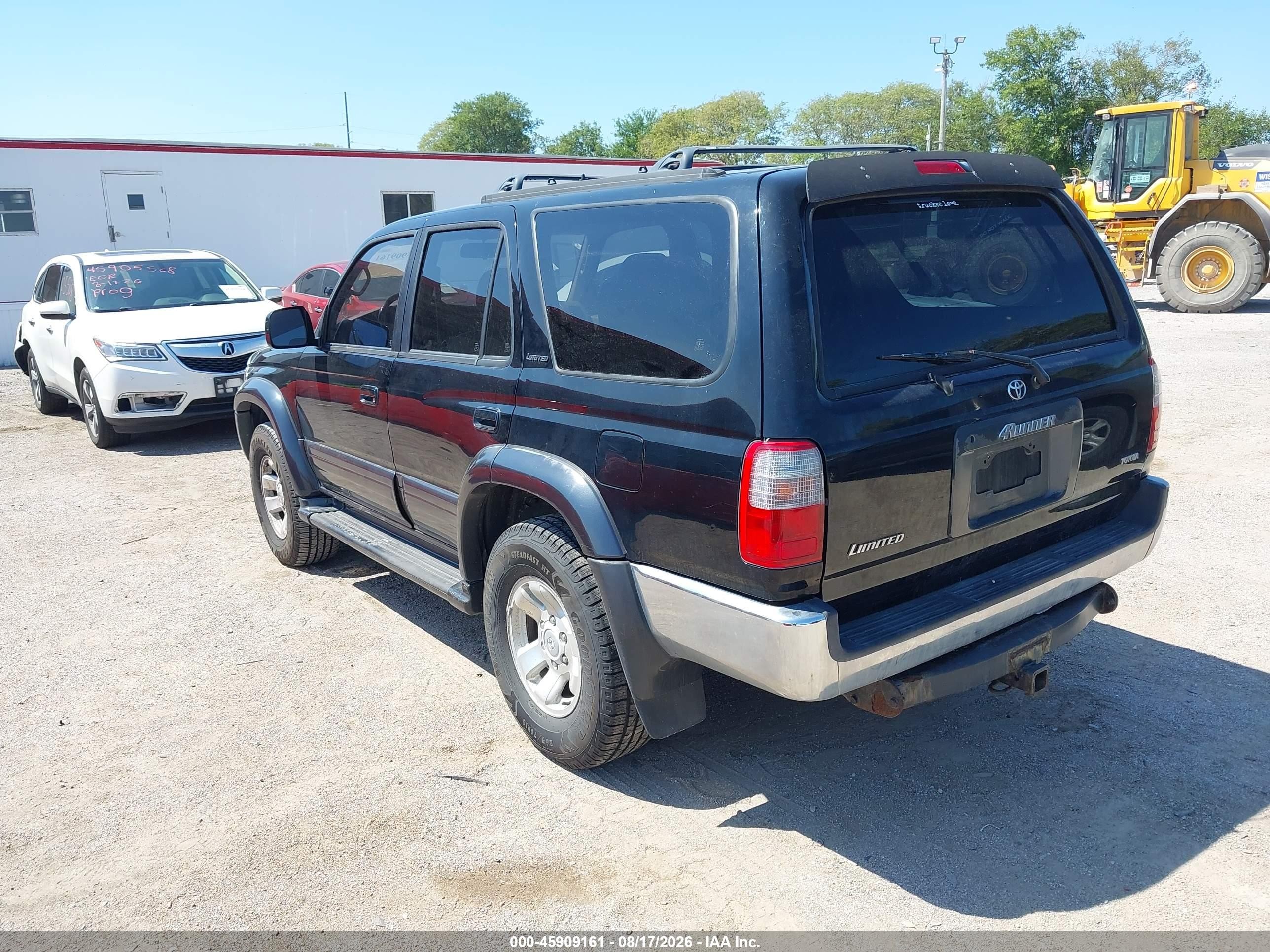 1997 Toyota 4runner Sr5 V6 Limited Черный vin: JT3HN87R4V0128079
