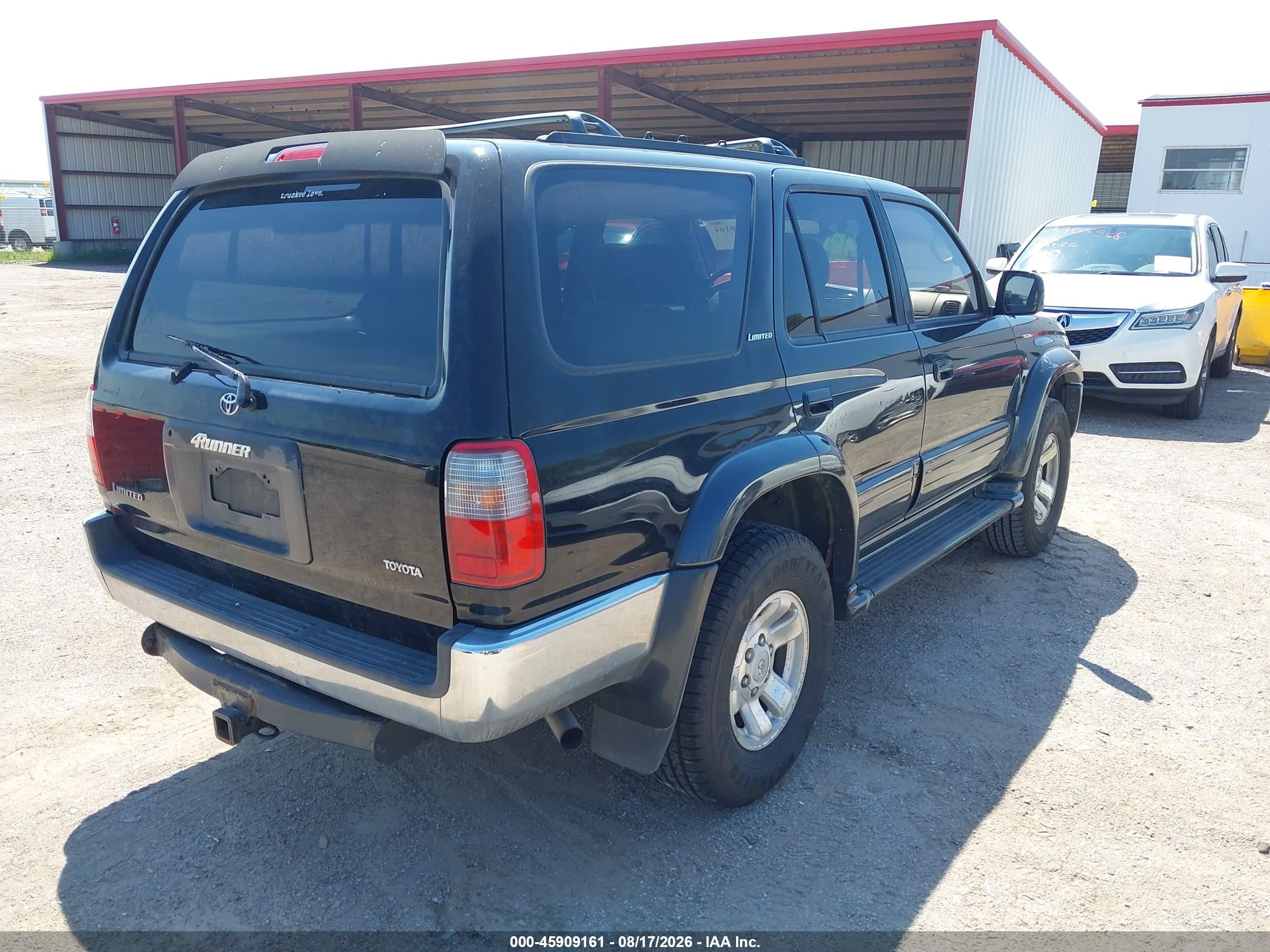 1997 Toyota 4runner Sr5 V6 Limited Черный vin: JT3HN87R4V0128079