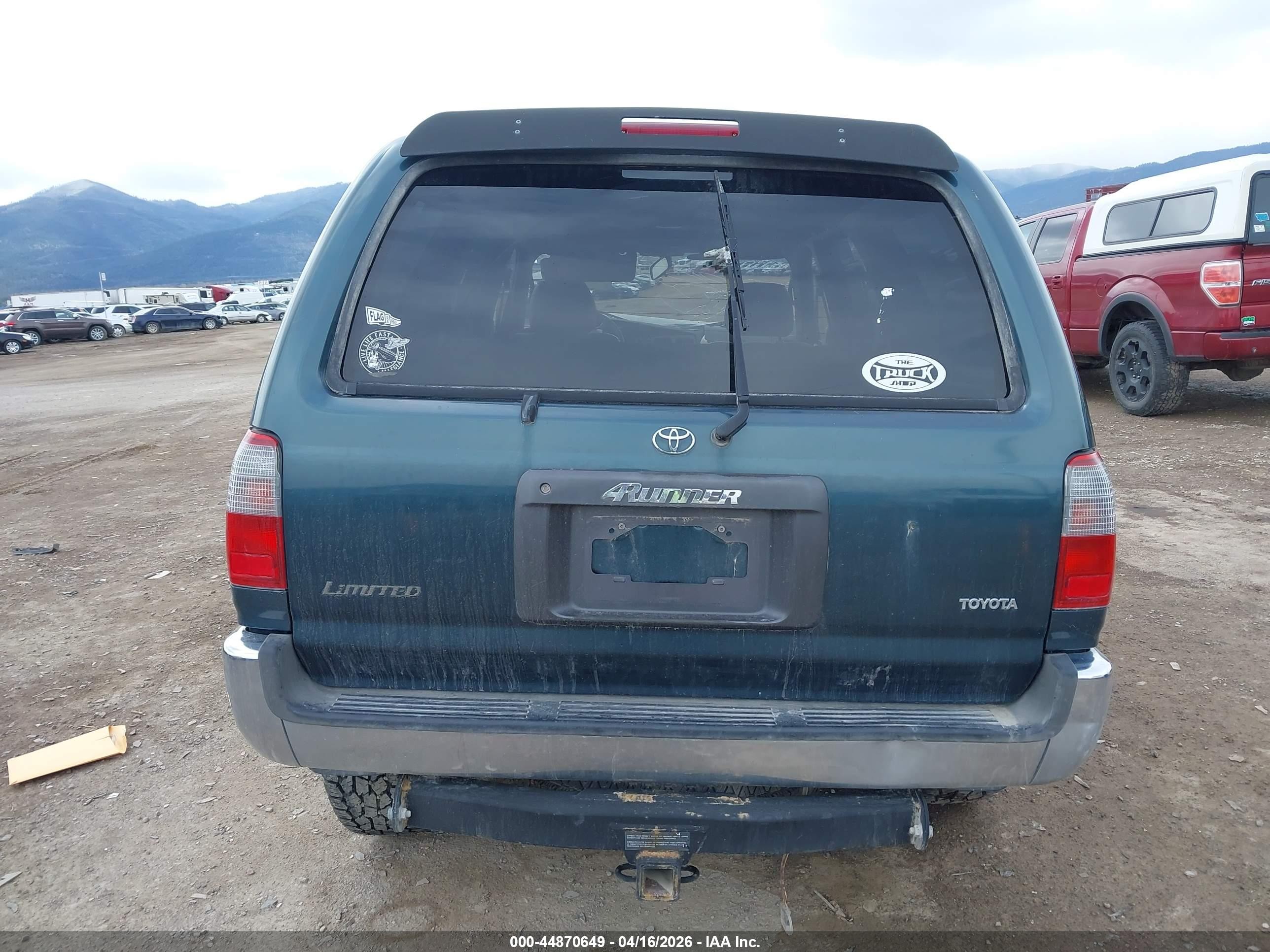 1998 Toyota 4runner Sr5 V6 Limited Green vin: JT3HN87R4W0163433