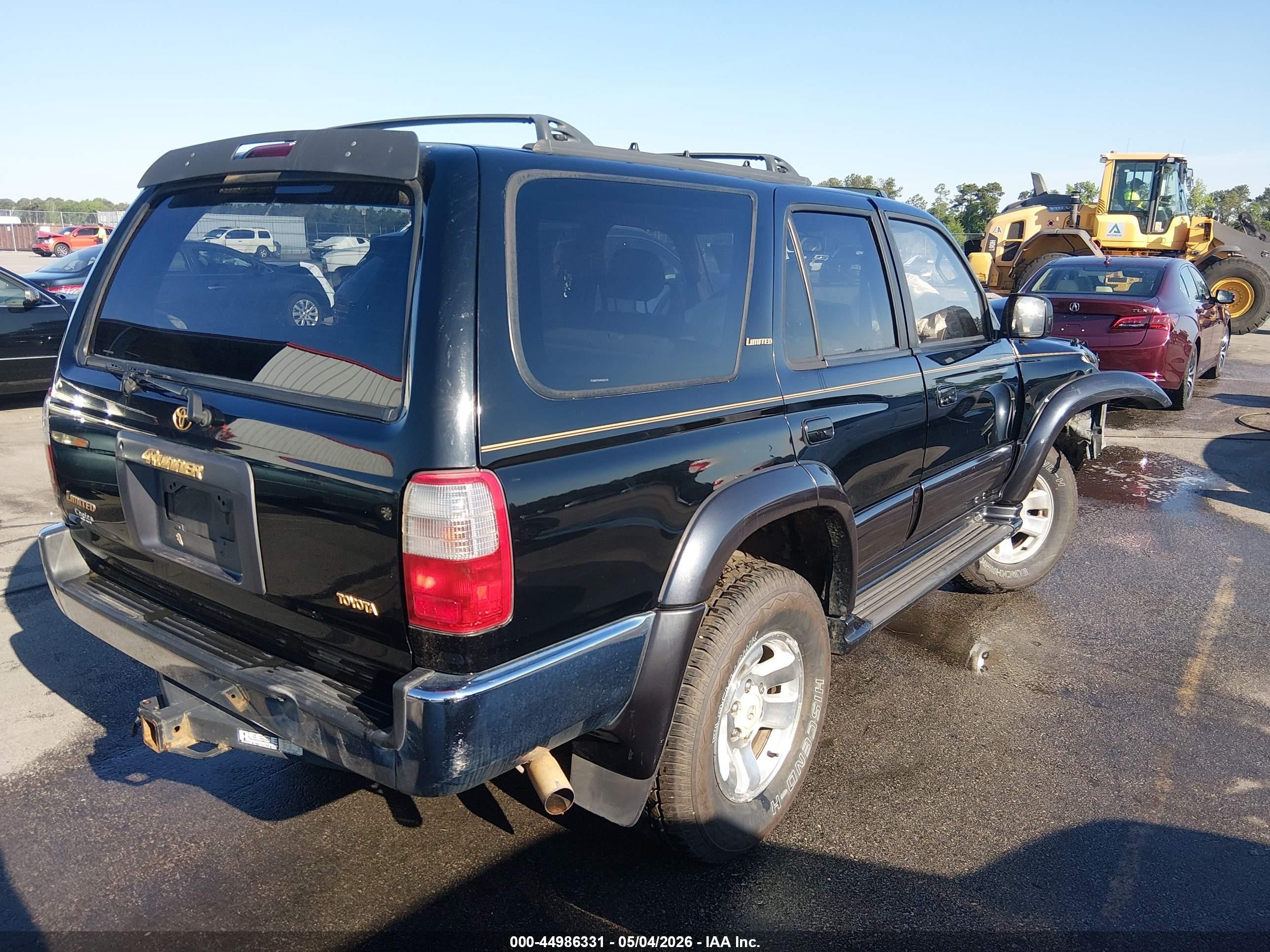 1998 Toyota 4runner Sr5 V6 Limited Черный vin: JT3HN87R4W0165263