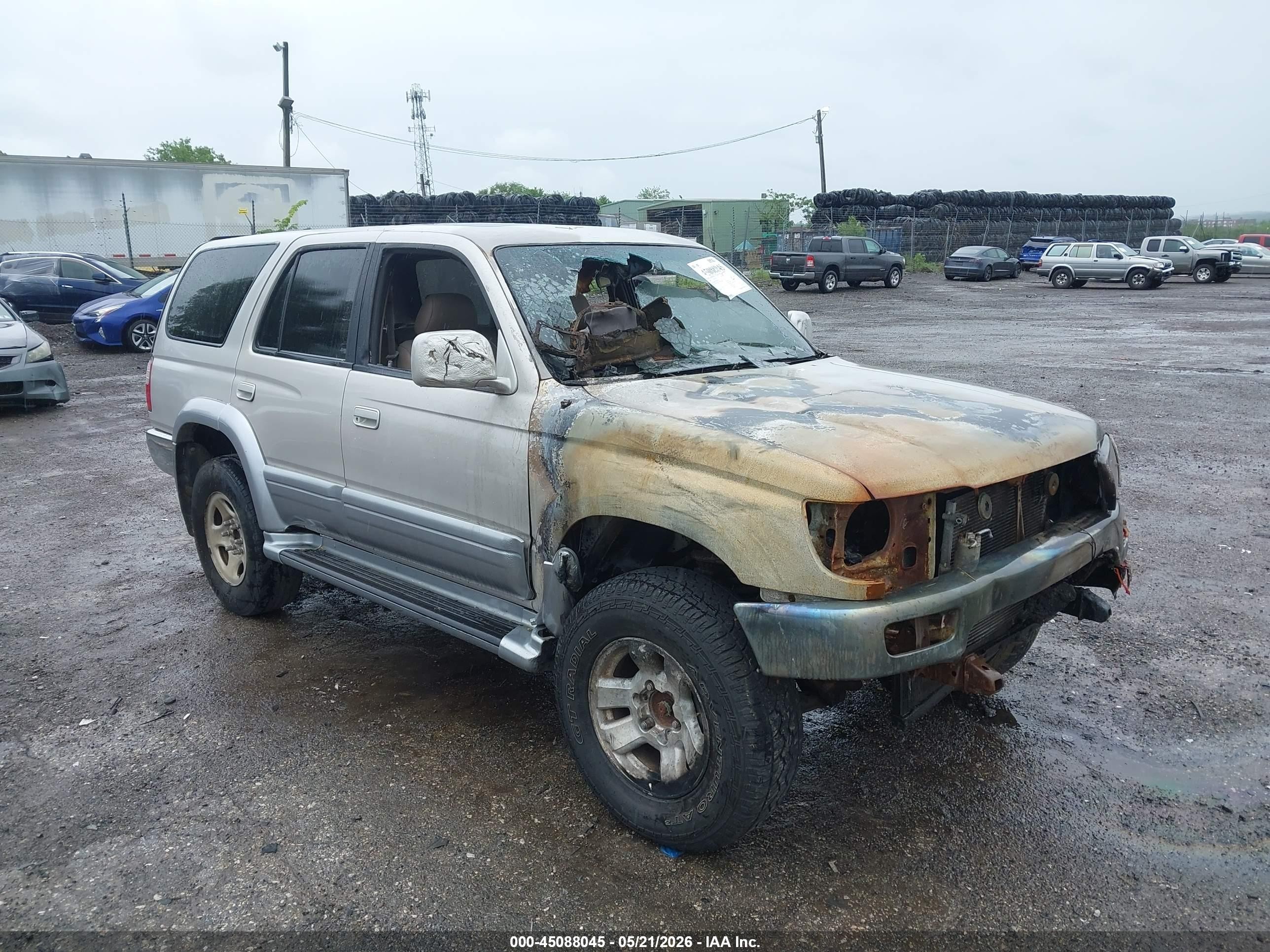 1998 Toyota 4runner Sr5 V6 Limited Beige vin: JT3HN87R4W0168261
