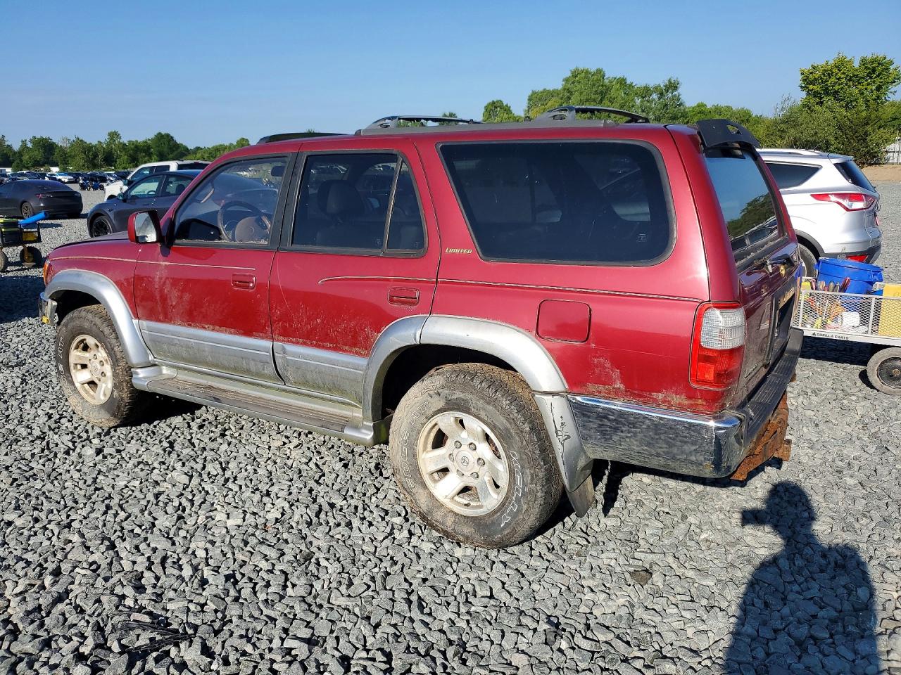 1998 Toyota 4runner Limited Red vin: JT3HN87R4W0174416