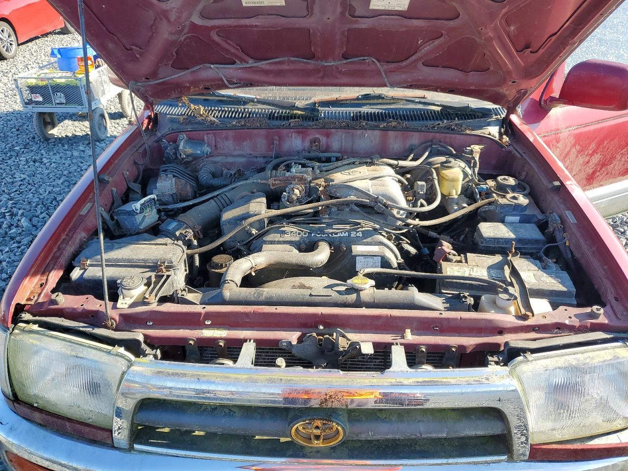 1998 Toyota 4runner Limited Red vin: JT3HN87R4W0174416