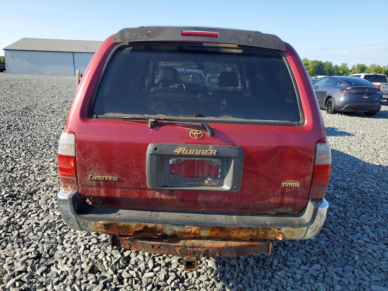1998 Toyota 4runner Limited Red vin: JT3HN87R4W0174416