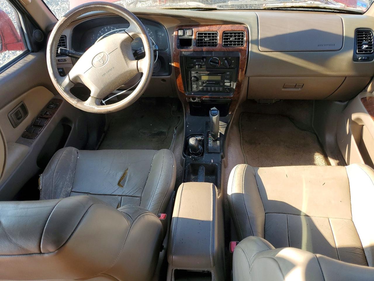 1998 Toyota 4runner Limited Red vin: JT3HN87R4W0174416