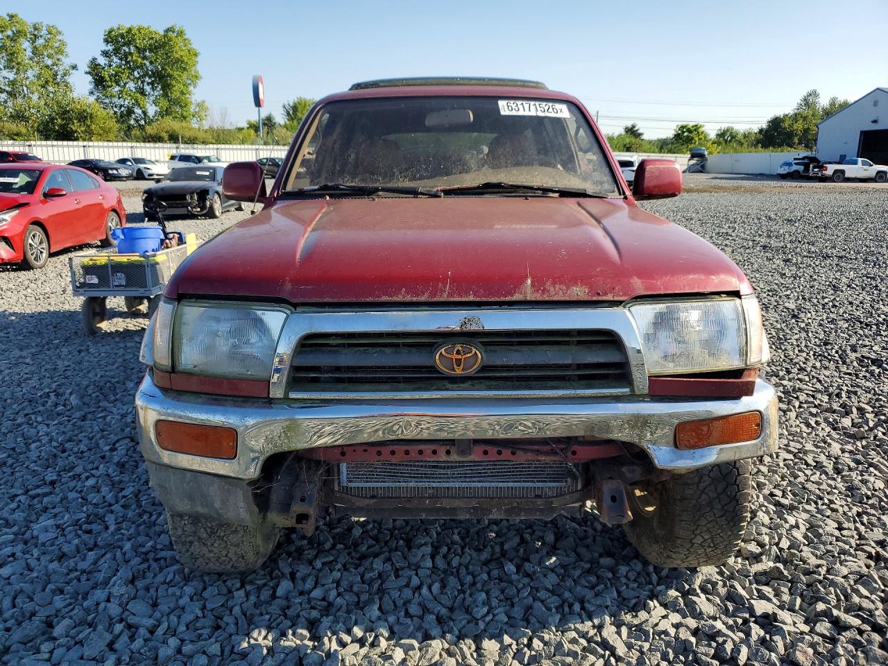 1998 Toyota 4runner Limited Red vin: JT3HN87R4W0174416