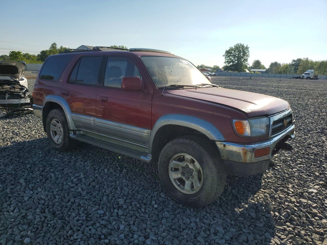 1998 Toyota 4runner Limited Red vin: JT3HN87R4W0174416