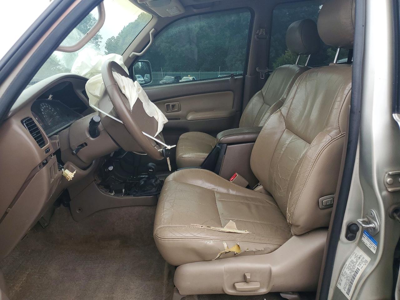 2000 Toyota 4runner Limited Beige vin: JT3HN87R4Y0308733