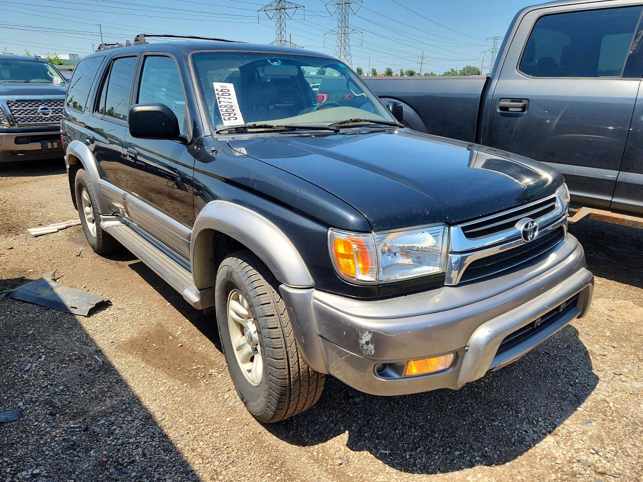 2001 Toyota 4runner Limited Черный vin: JT3HN87R510325997