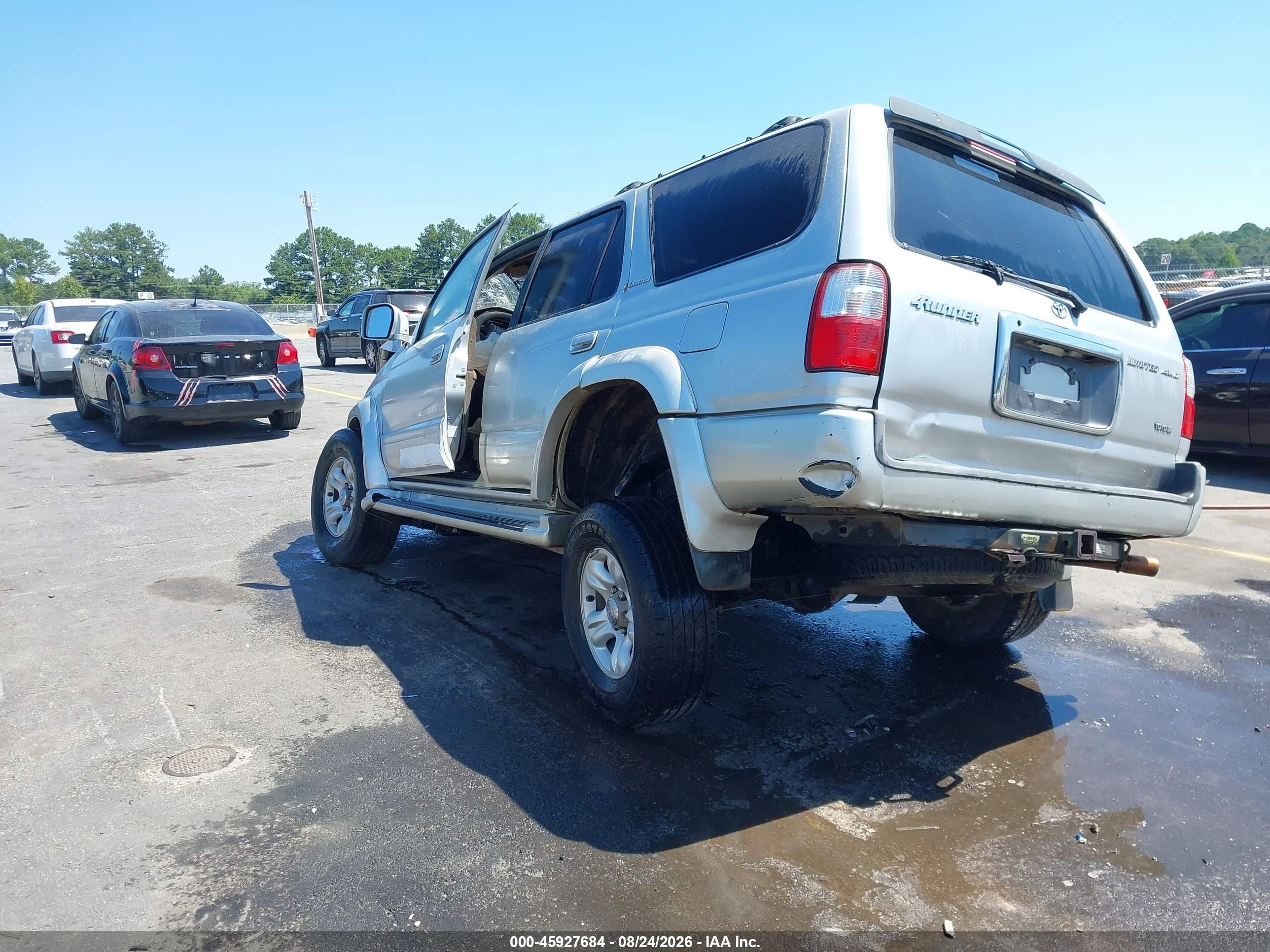 2002 Toyota 4runner Limited V6 Silver vin: JT3HN87R520370780