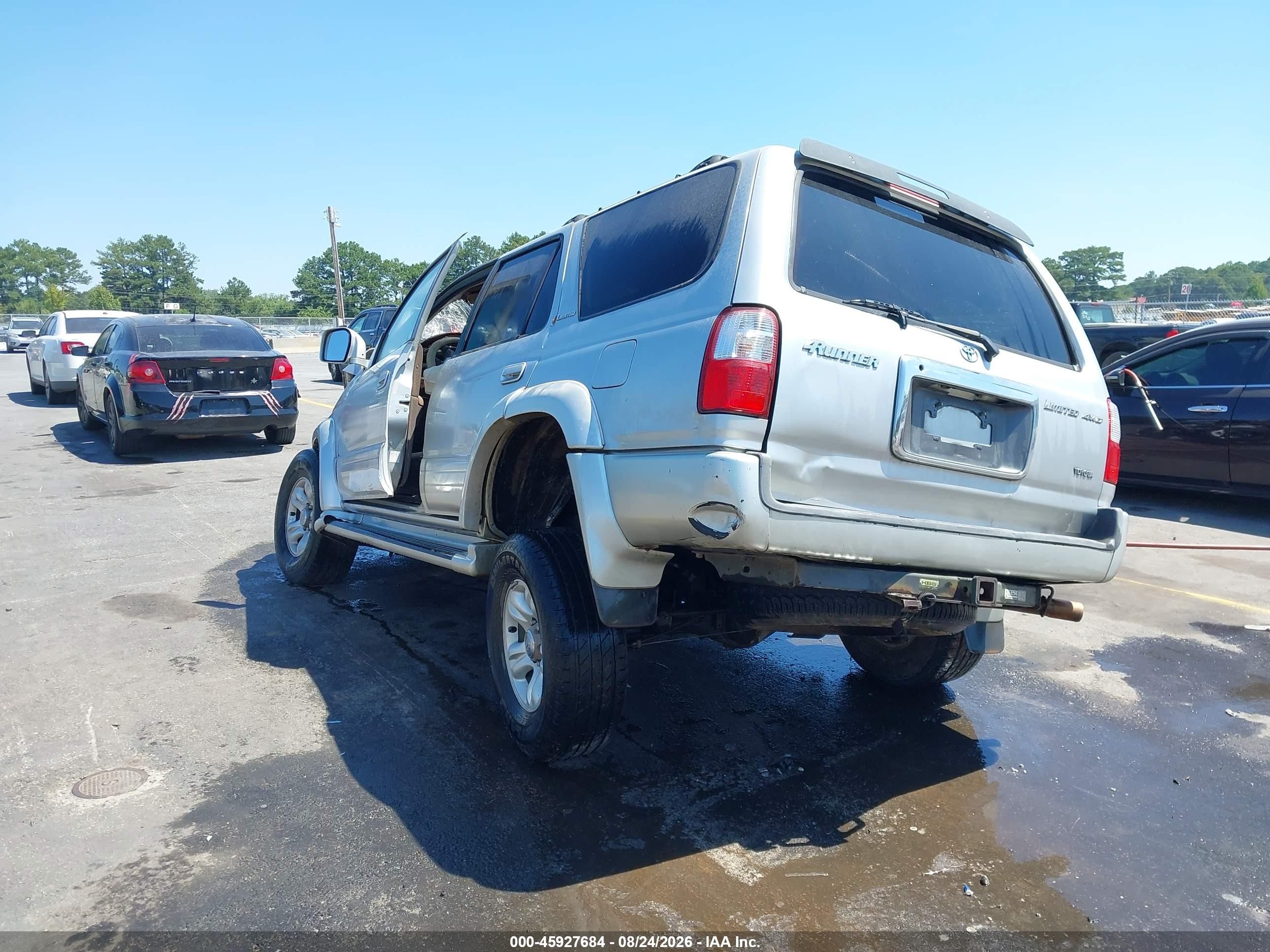 2002 Toyota 4runner Limited V6 Silver vin: JT3HN87R520370780