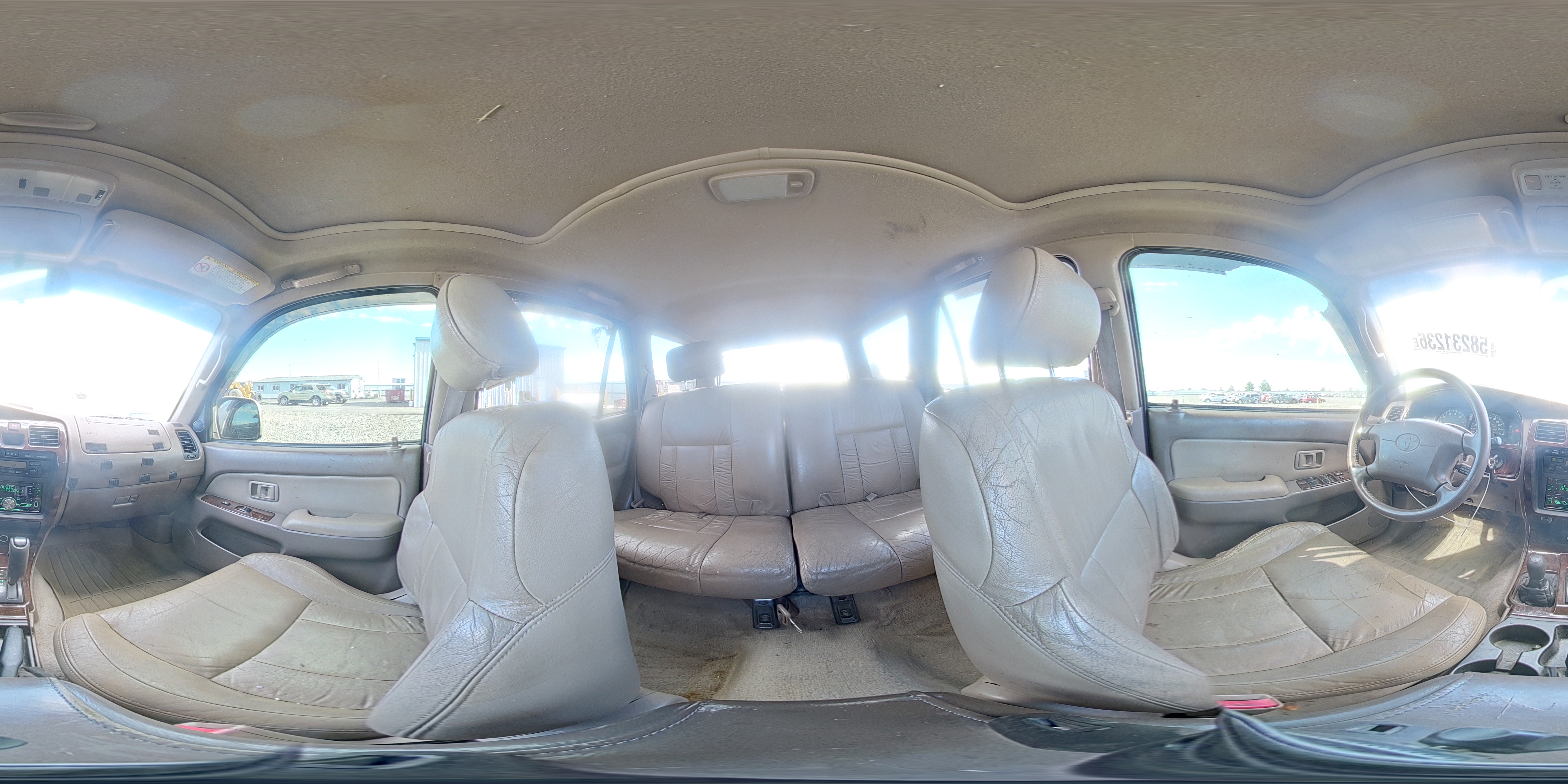 2002 Toyota 4runner Limited Tan vin: JT3HN87R520372495