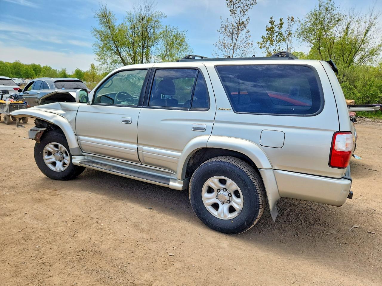 2002 Toyota 4runner Limited Silver vin: JT3HN87R529072550