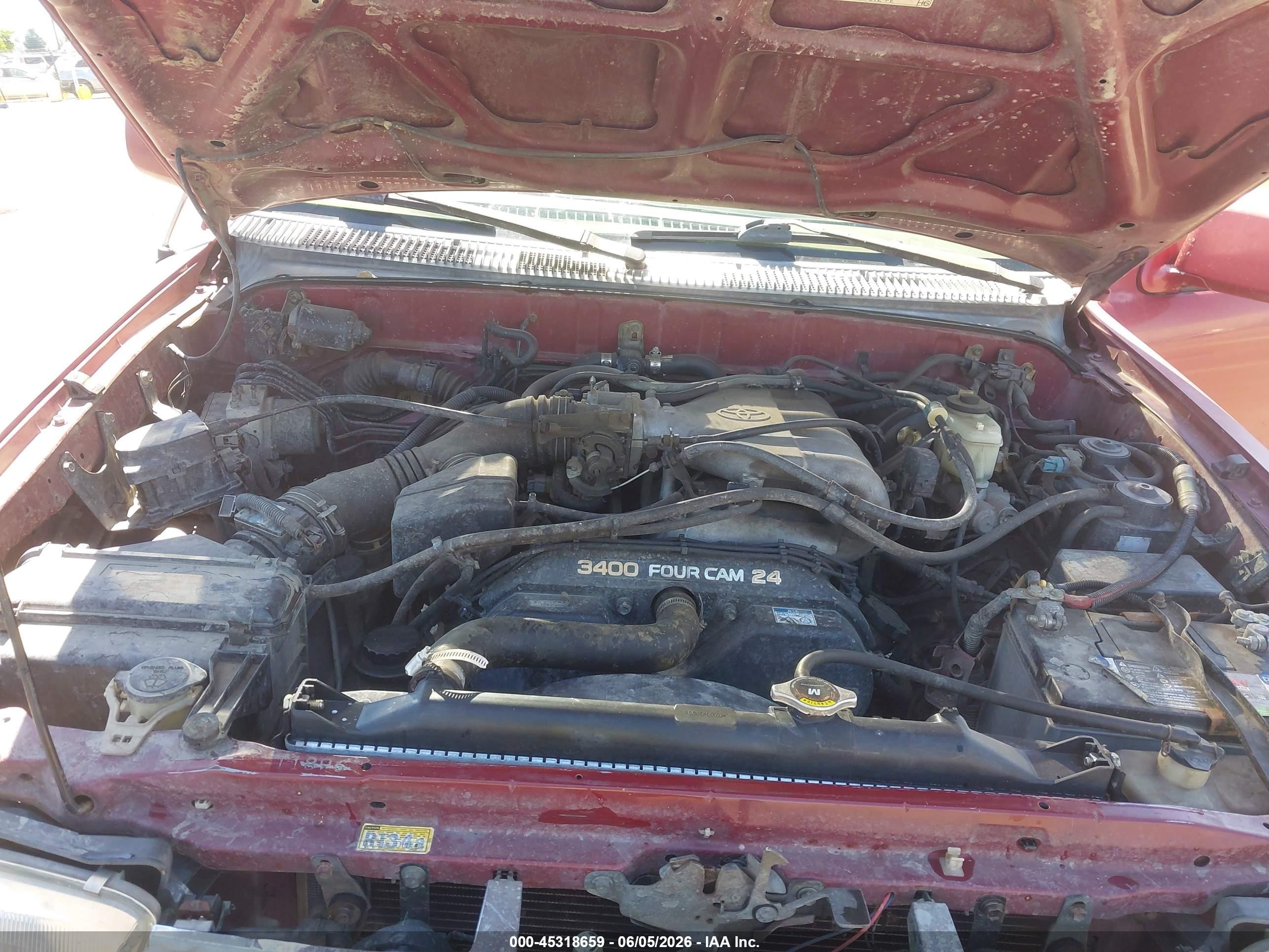1996 Toyota 4runner Limited Красный vin: JT3HN87R5T0034693