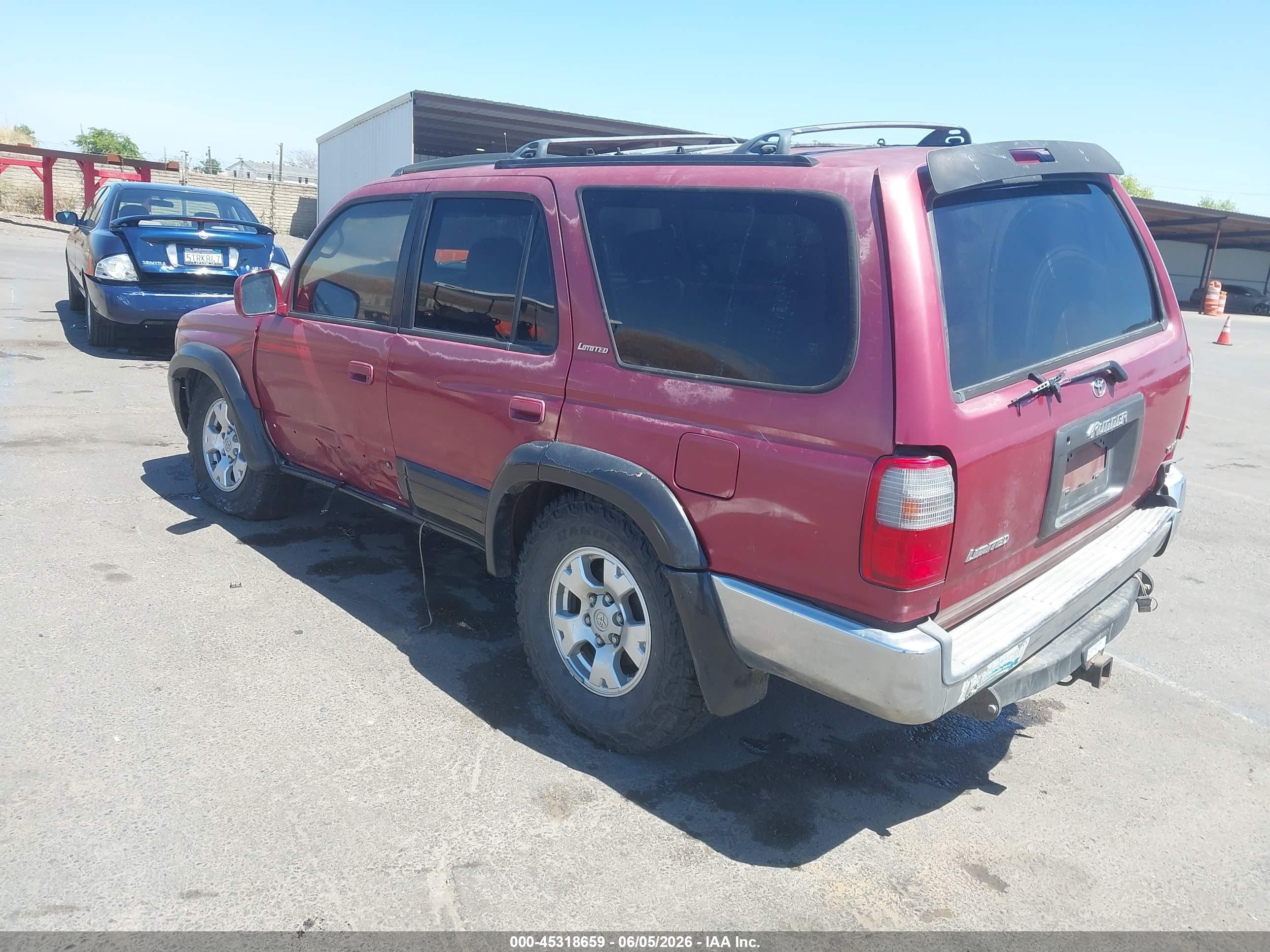 1996 Toyota 4runner Limited Красный vin: JT3HN87R5T0034693