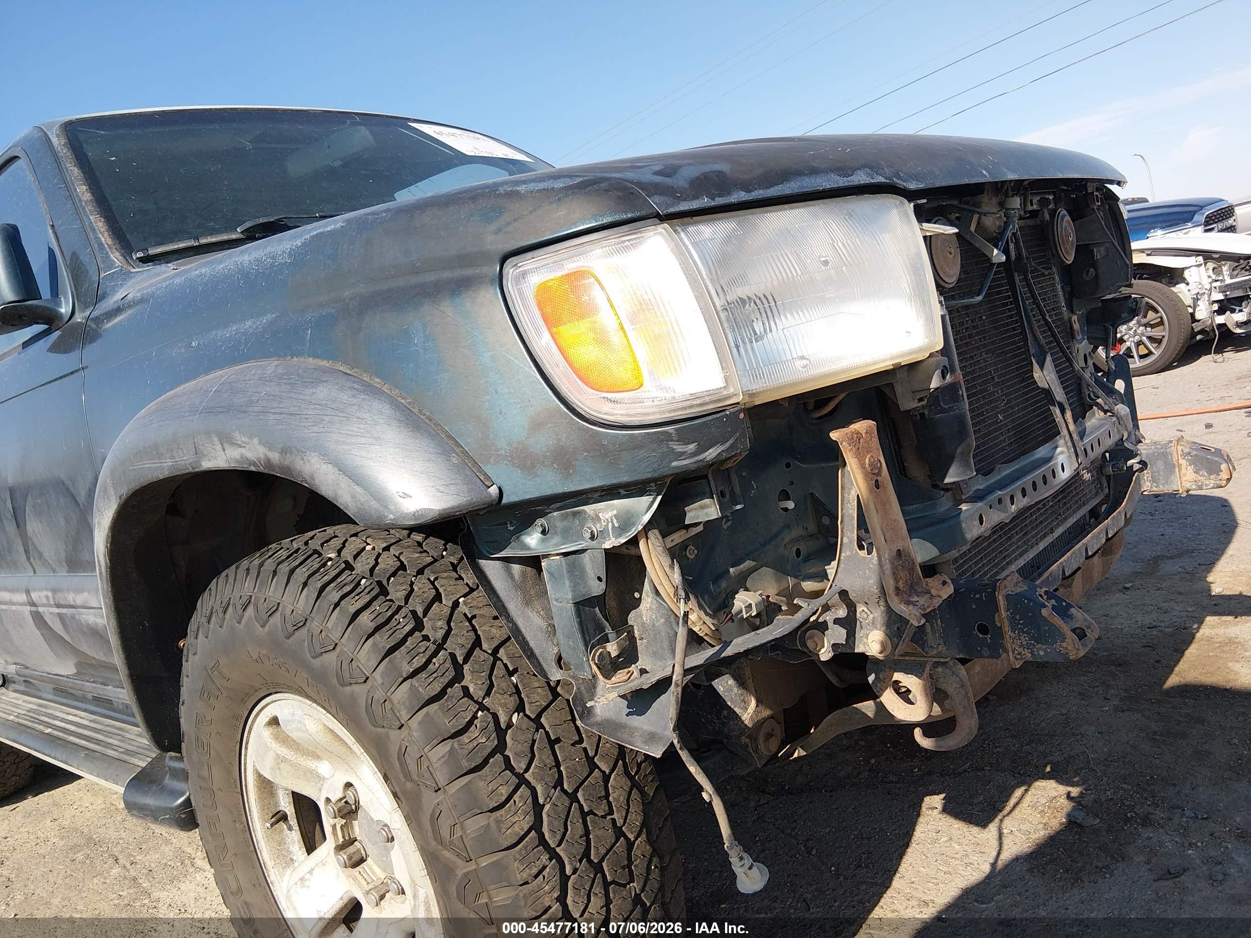 1997 Toyota 4runner Sr5 V6 Limited Green vin: JT3HN87R5V0074890