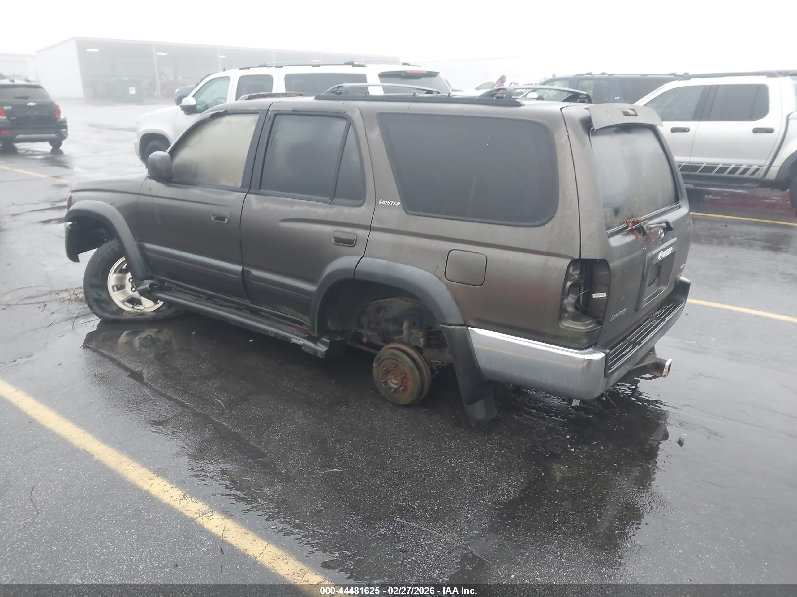 1997 Toyota 4runner Sr5 V6 Limited Pewter vin: JT3HN87R5V0104020