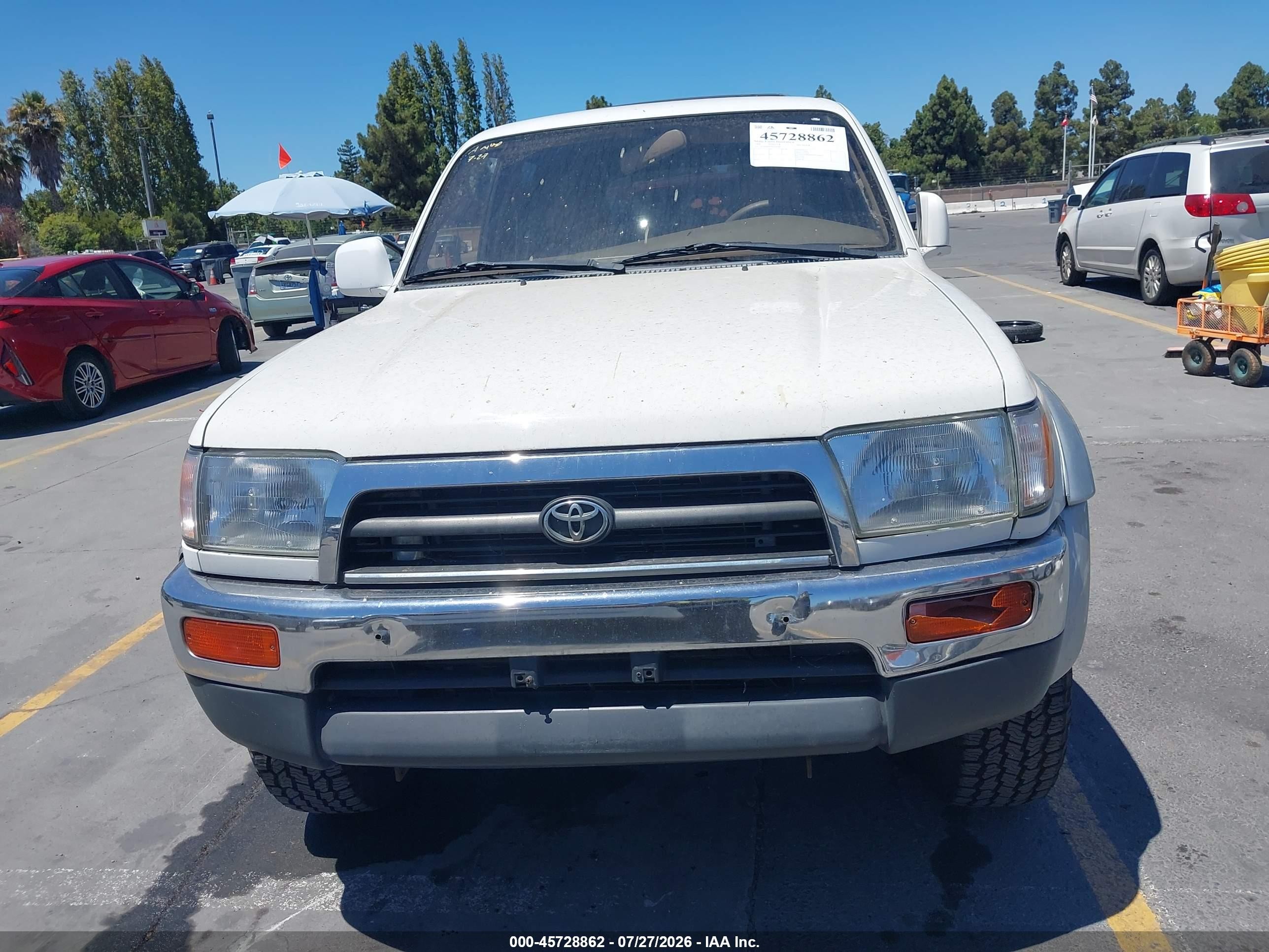 1998 Toyota 4runner Sr5 V6 Limited White vin: JT3HN87R5W0160380