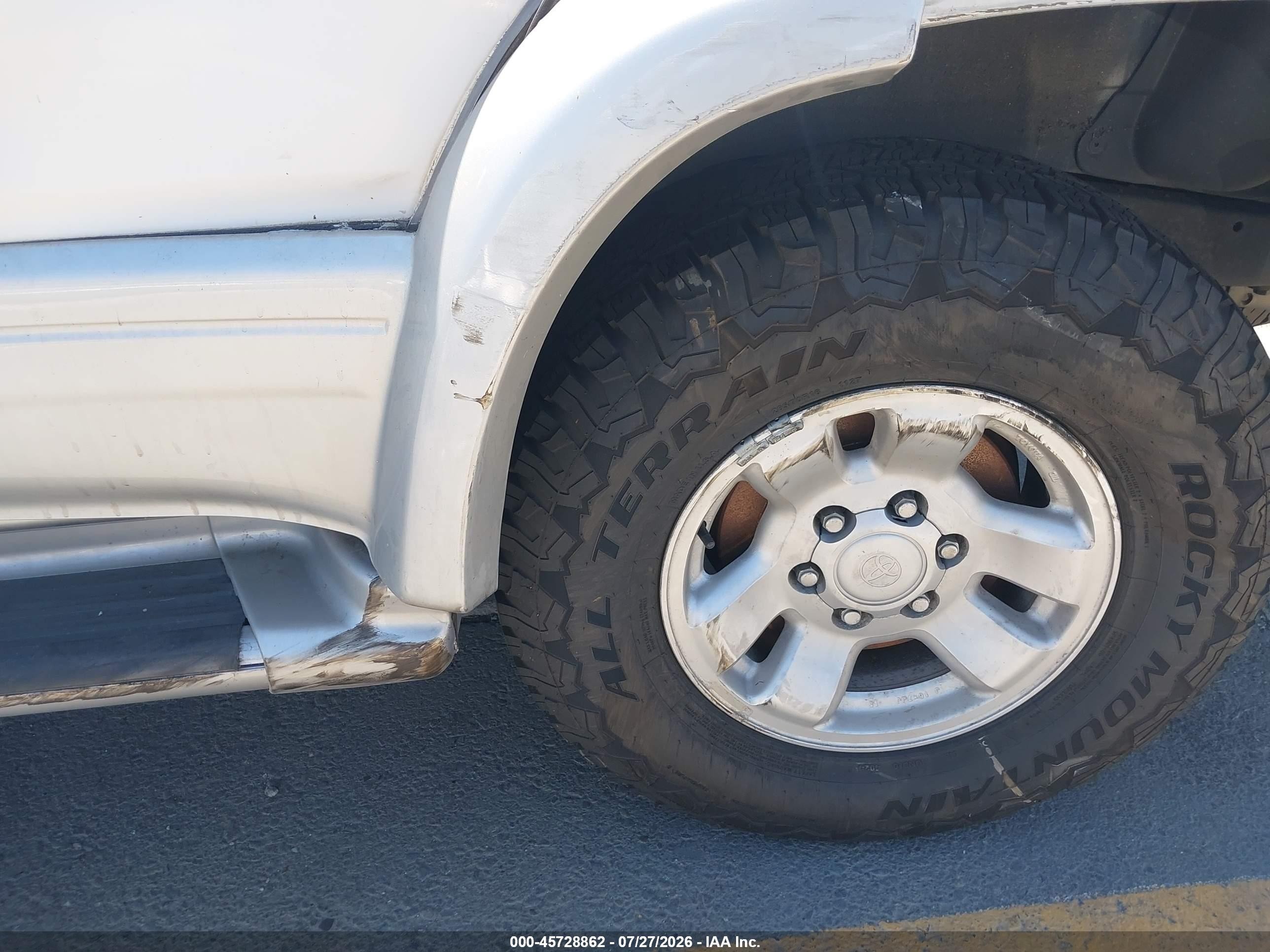 1998 Toyota 4runner Sr5 V6 Limited White vin: JT3HN87R5W0160380