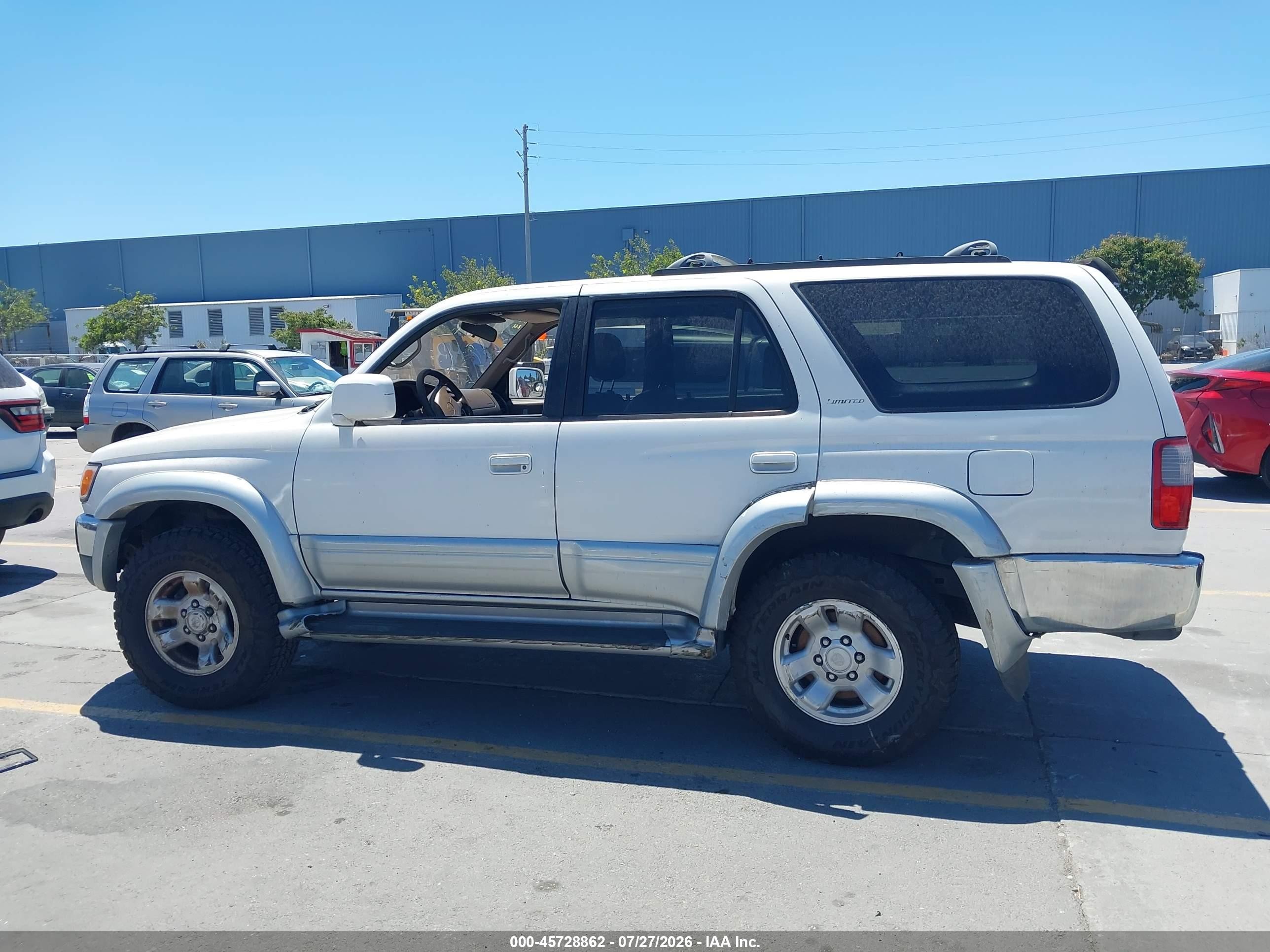 1998 Toyota 4runner Sr5 V6 Limited White vin: JT3HN87R5W0160380