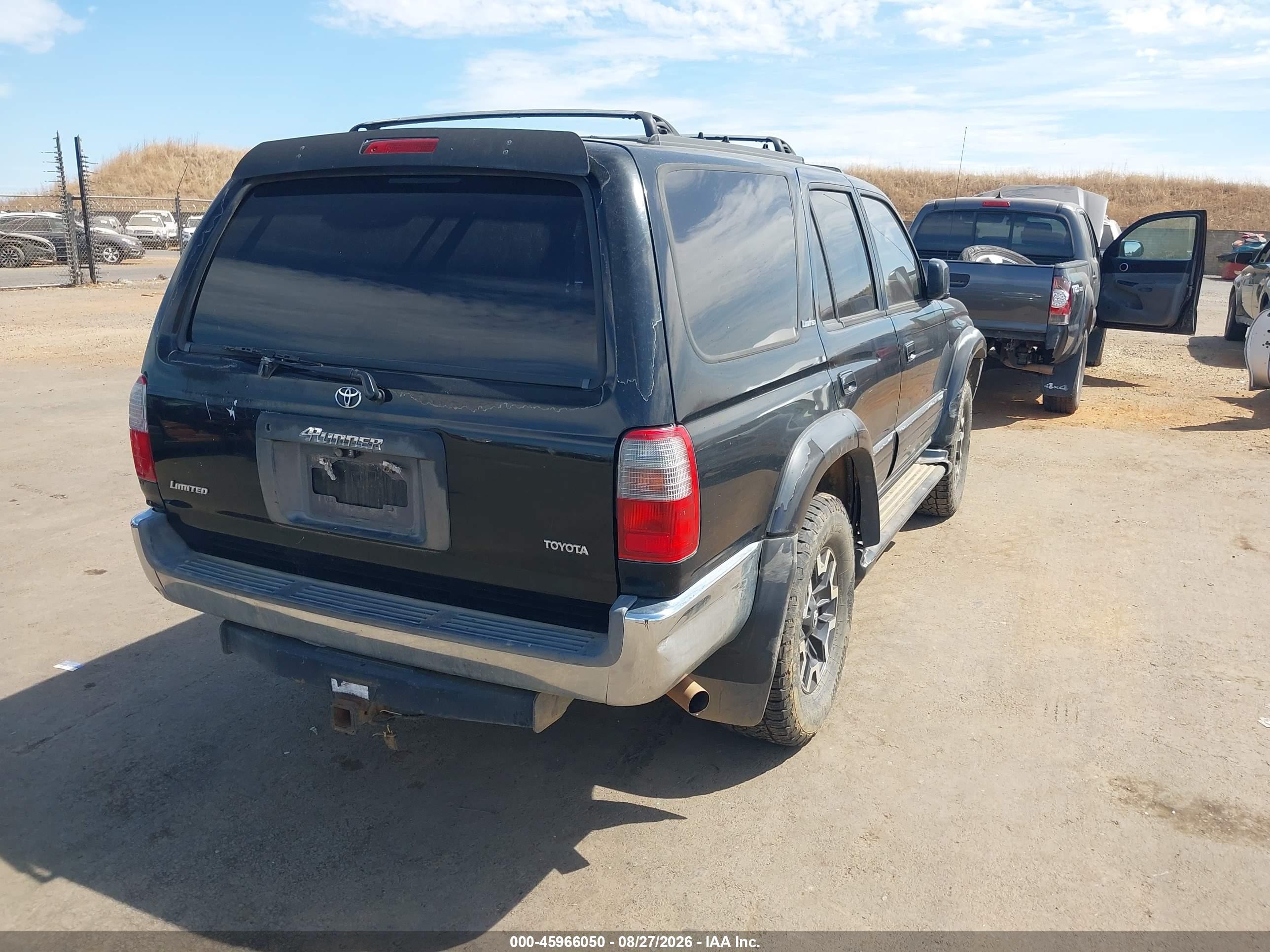 1998 Toyota 4runner Limited Black vin: JT3HN87R5W0175400