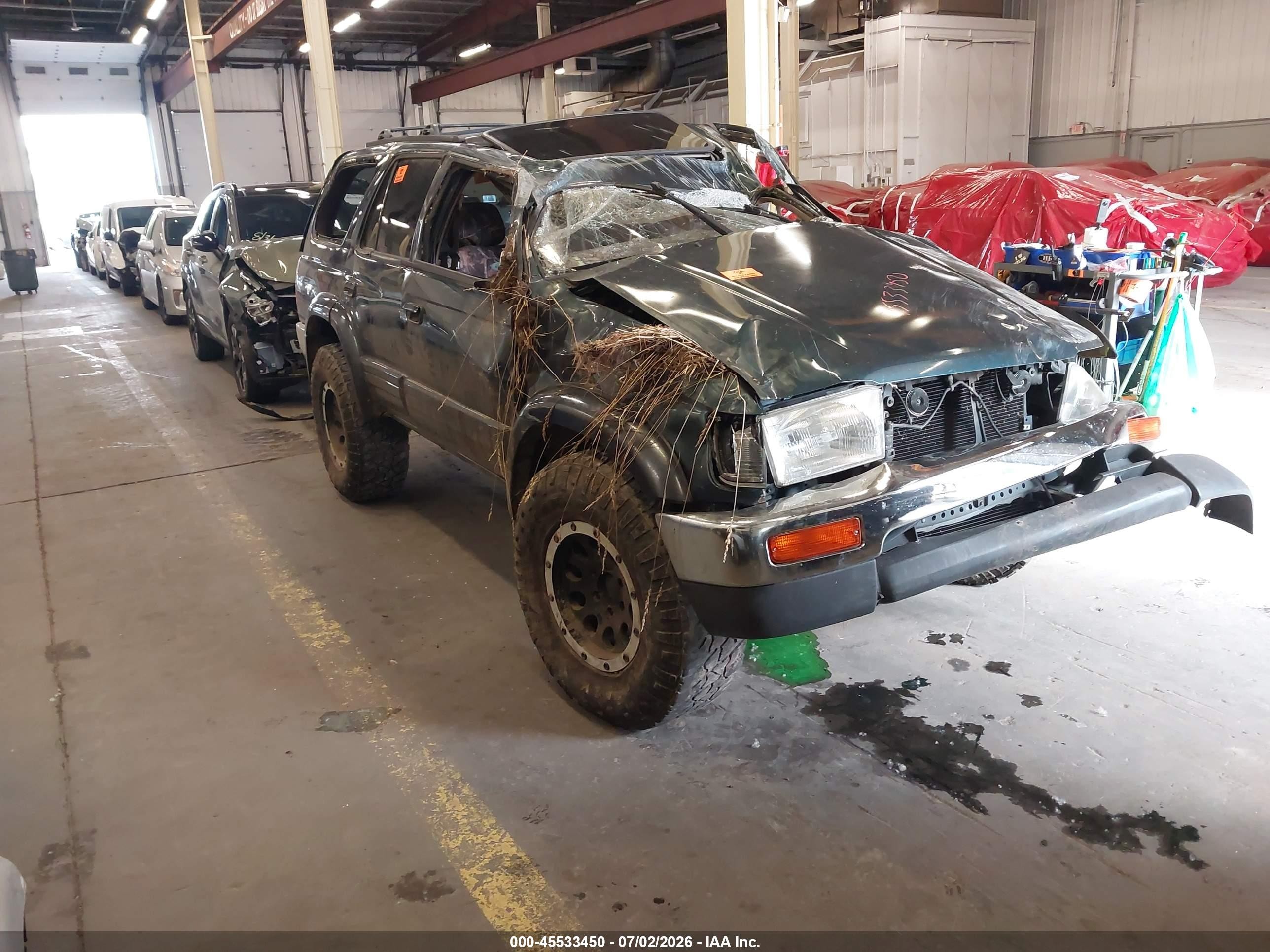 1998 Toyota 4runner Limited Green vin: JT3HN87R5W9010538