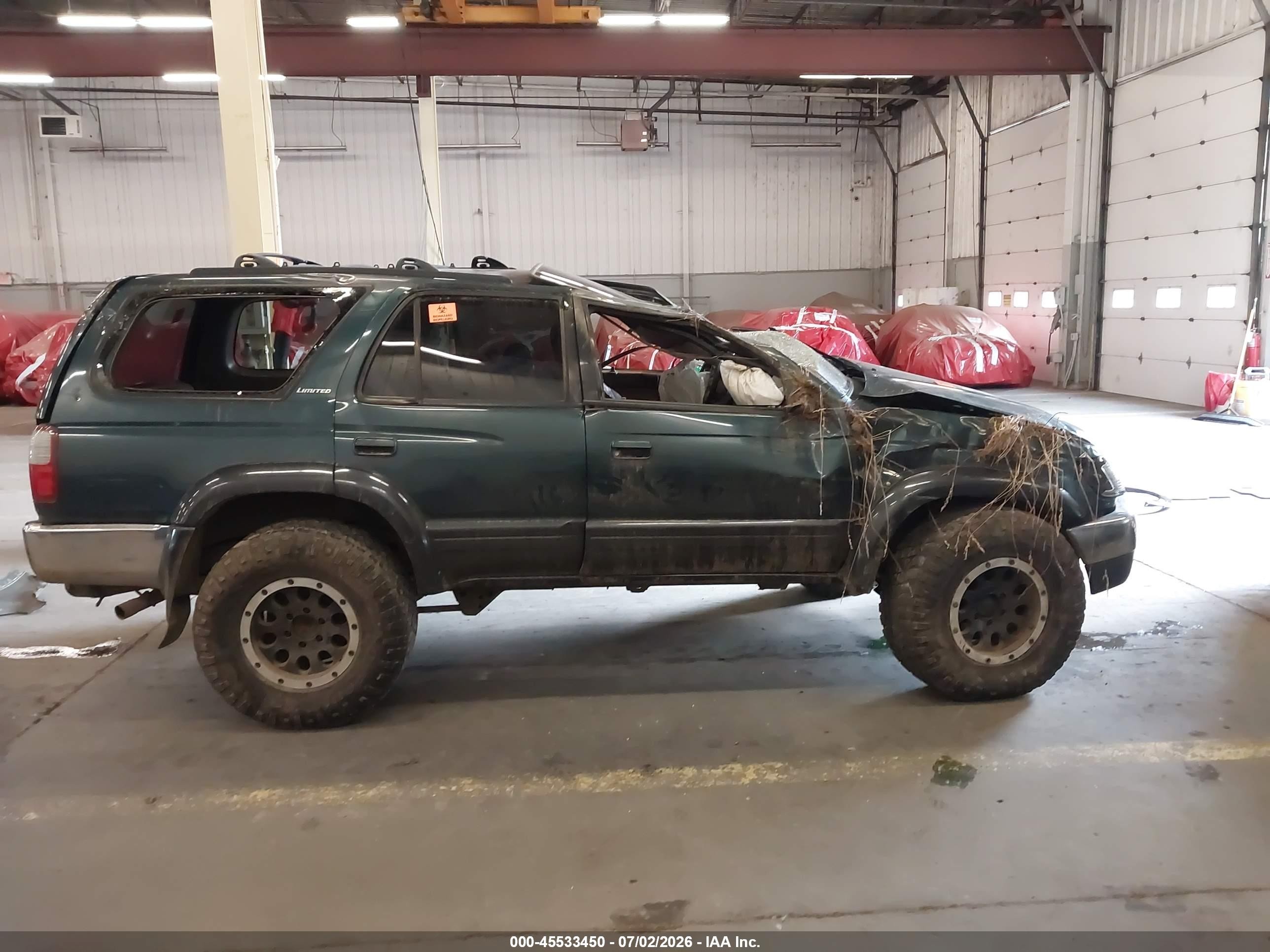 1998 Toyota 4runner Limited Green vin: JT3HN87R5W9010538
