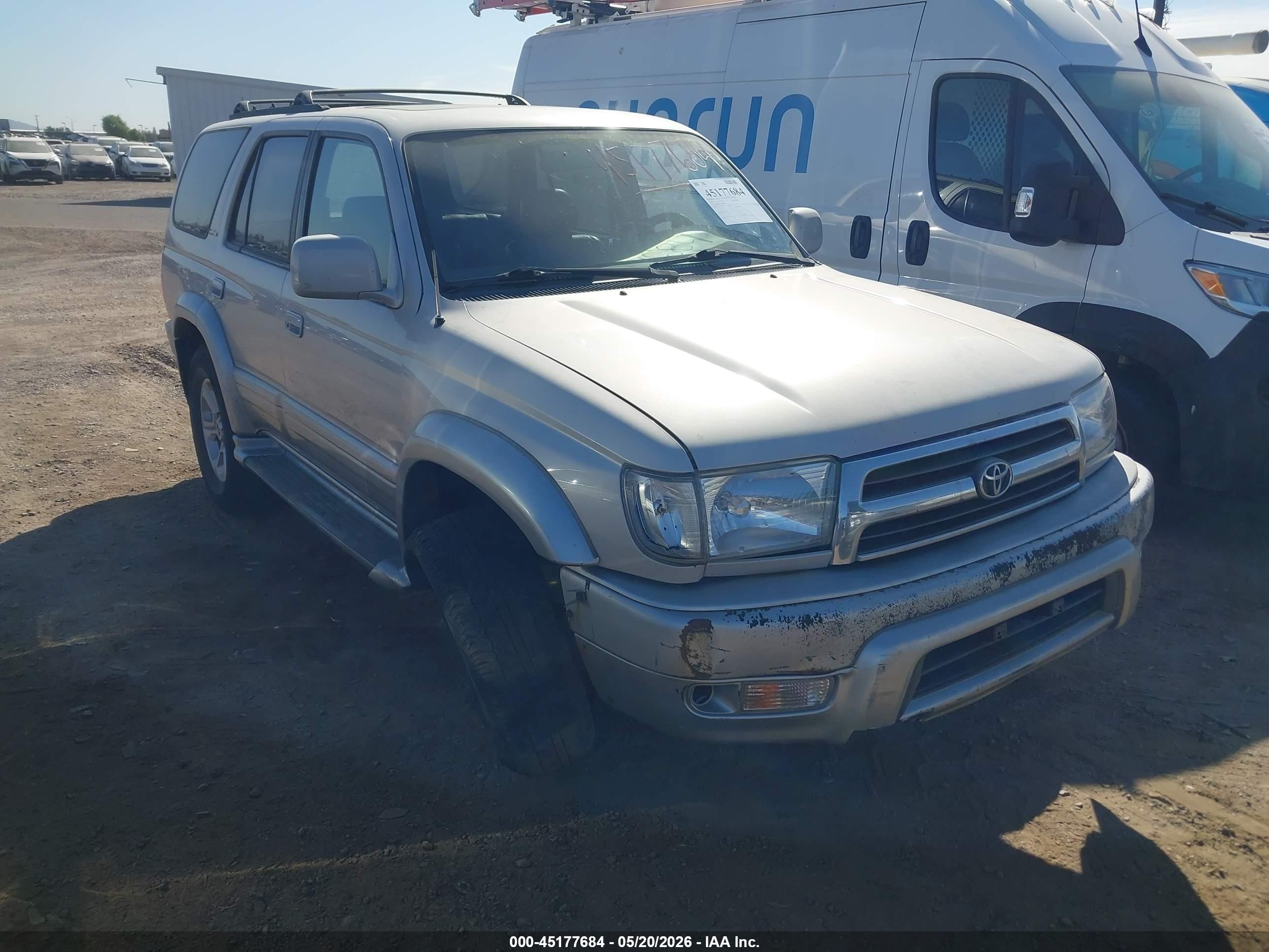1999 Toyota 4runner Limited V6 Silver vin: JT3HN87R5X0205786