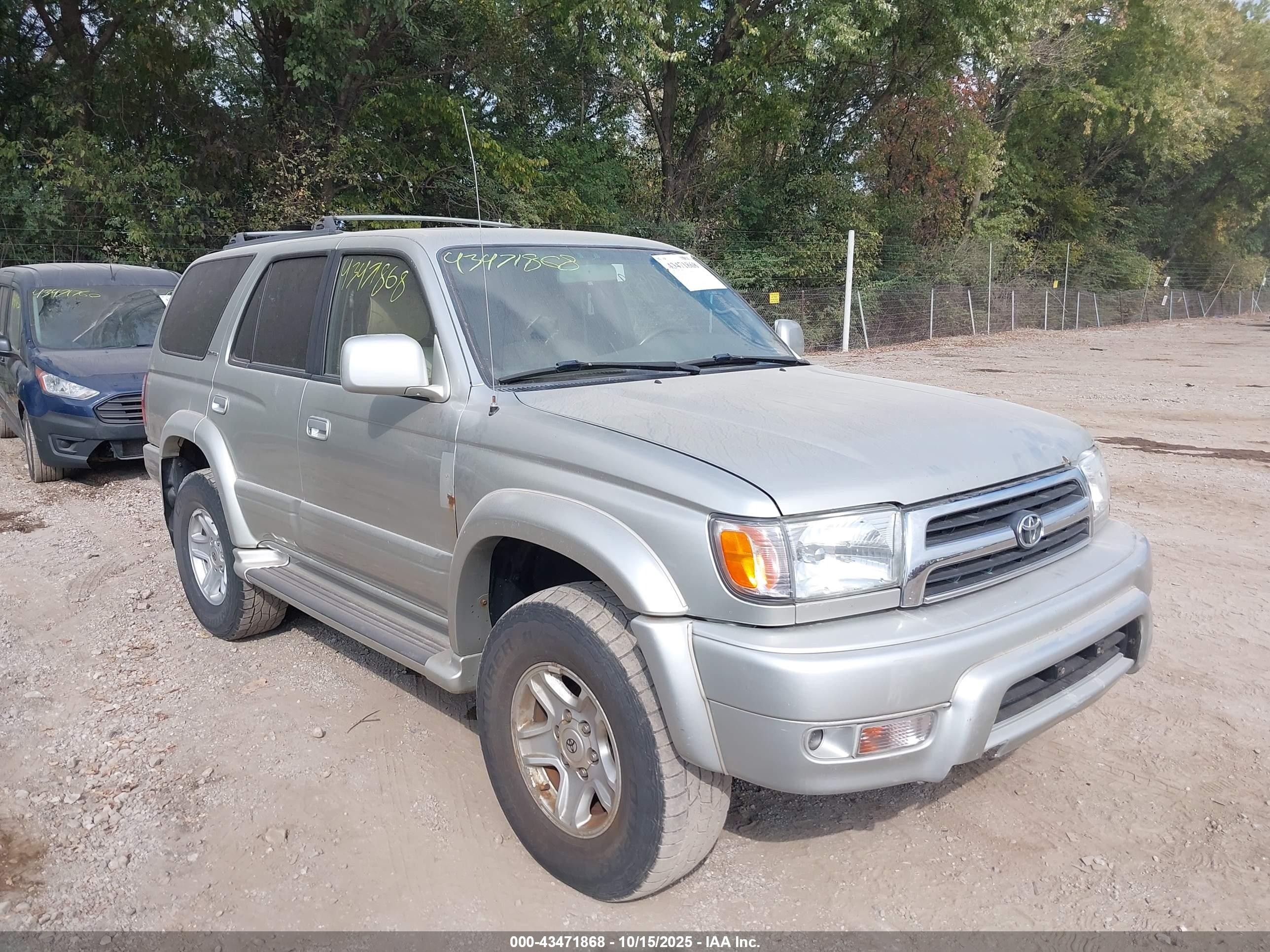 1999 Toyota 4runner Limited V6 Silver vin: JT3HN87R5X0249206