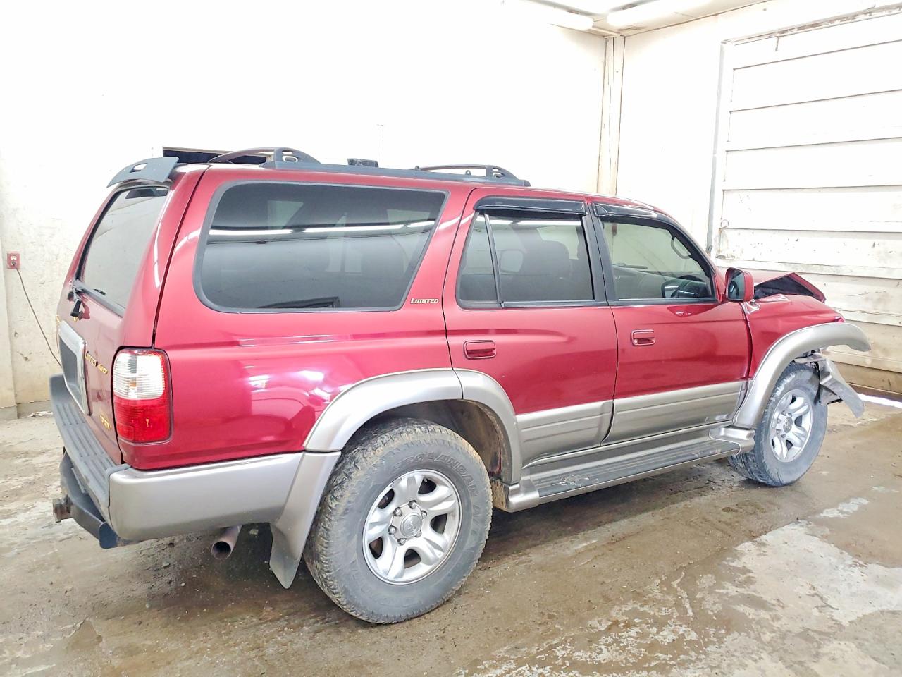 2002 Toyota 4runner Limited Burgundy vin: JT3HN87R620368181
