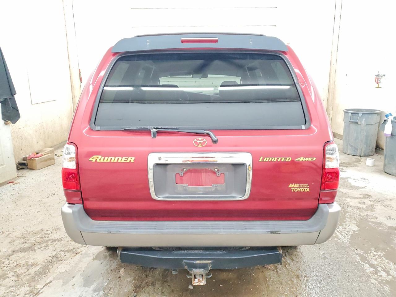 2002 Toyota 4runner Limited Burgundy vin: JT3HN87R620368181