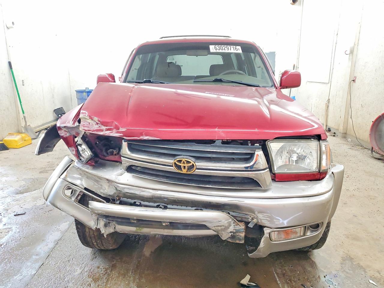 2002 Toyota 4runner Limited Burgundy vin: JT3HN87R620368181