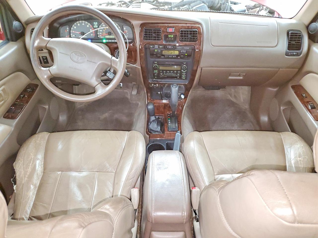 2002 Toyota 4runner Limited Burgundy vin: JT3HN87R620368181