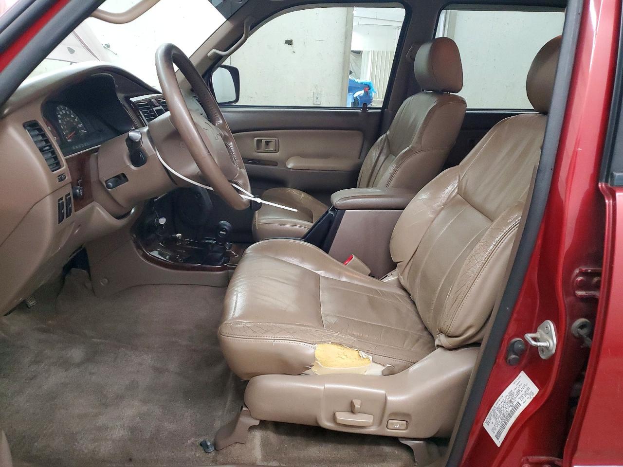2002 Toyota 4runner Limited Burgundy vin: JT3HN87R620368181