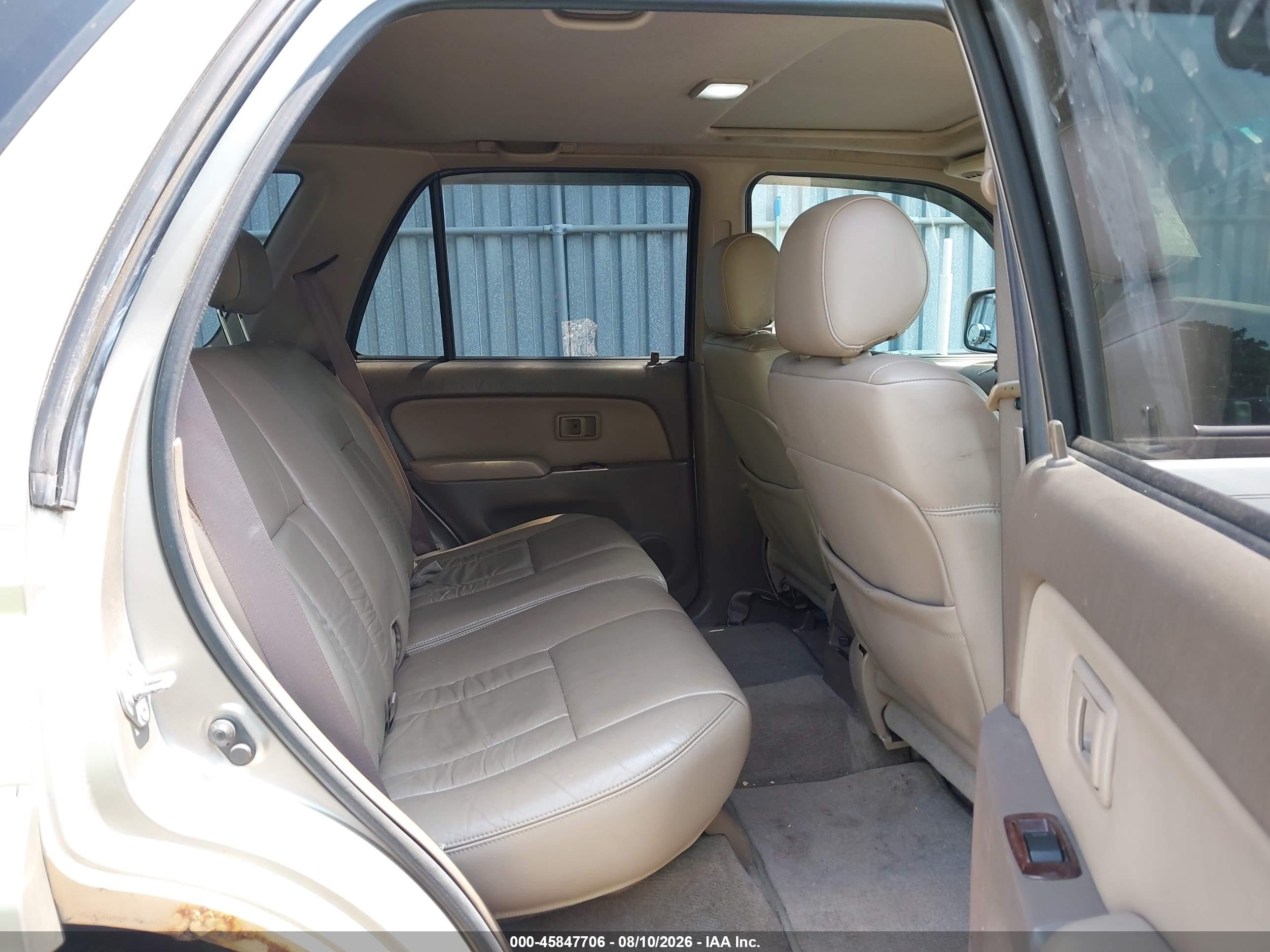 2002 Toyota 4runner Limited V6 Золотой vin: JT3HN87R620390164