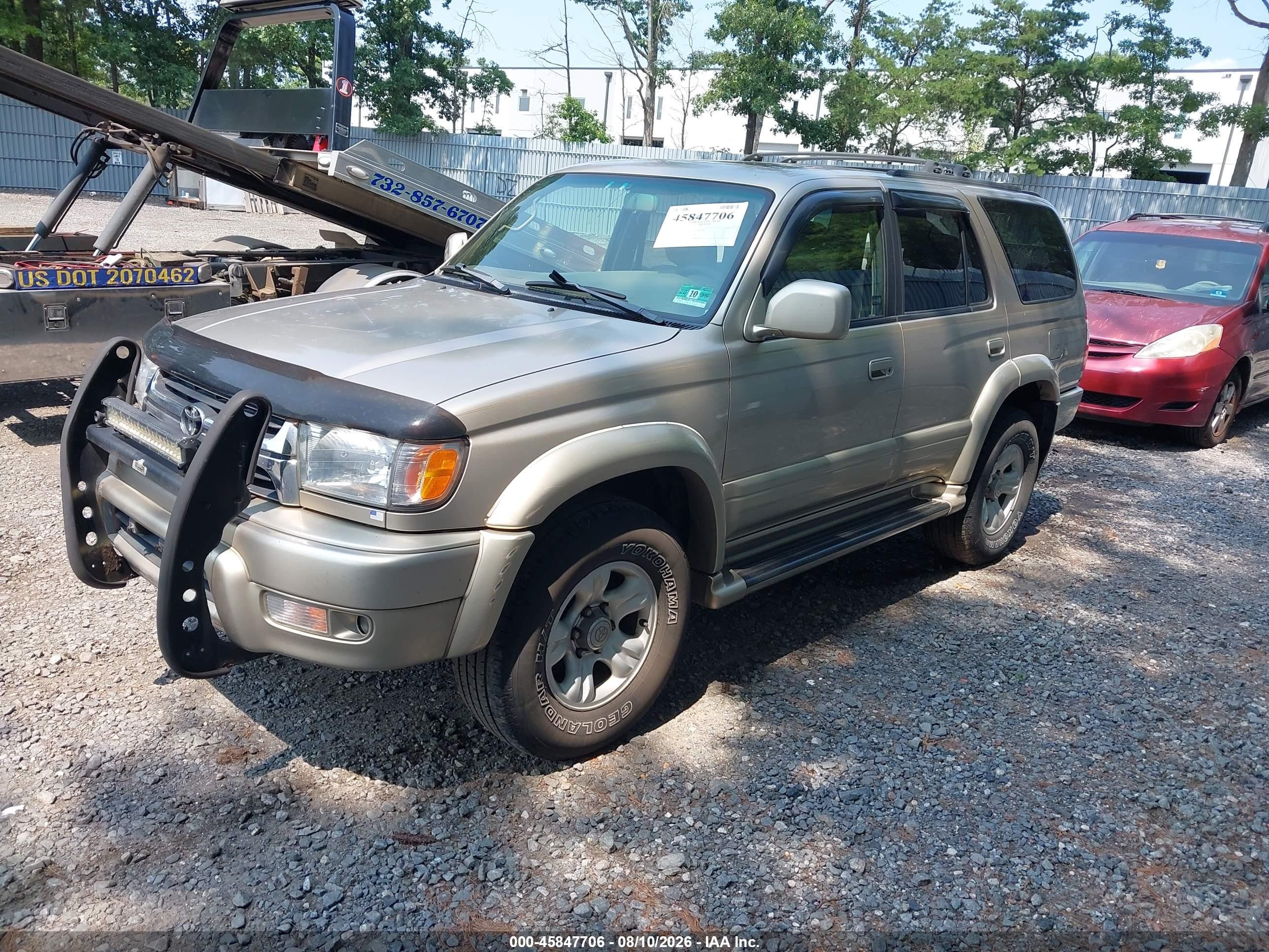 2002 Toyota 4runner Limited V6 Золотой vin: JT3HN87R620390164