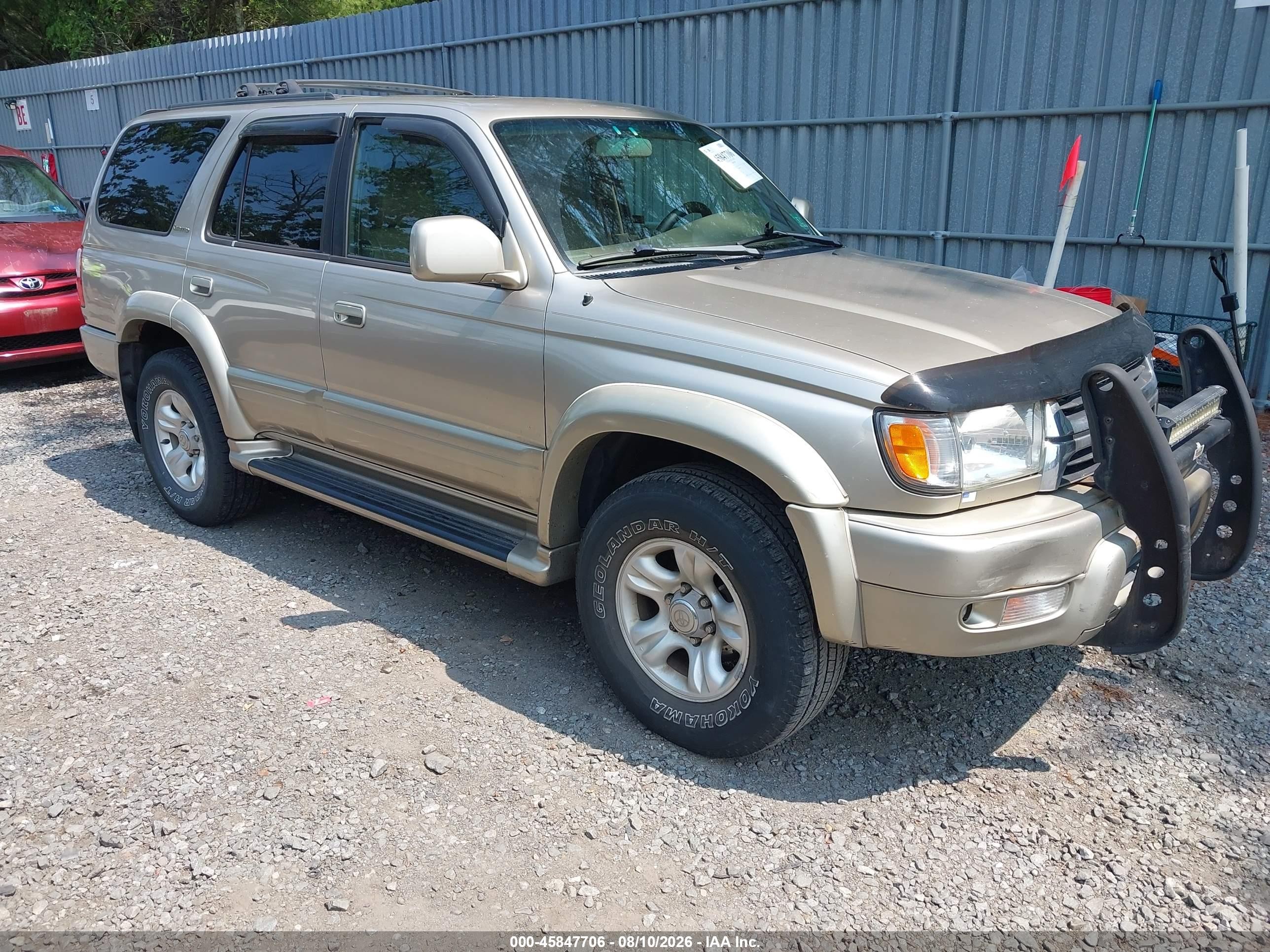 2002 Toyota 4runner Limited V6 Золотой vin: JT3HN87R620390164
