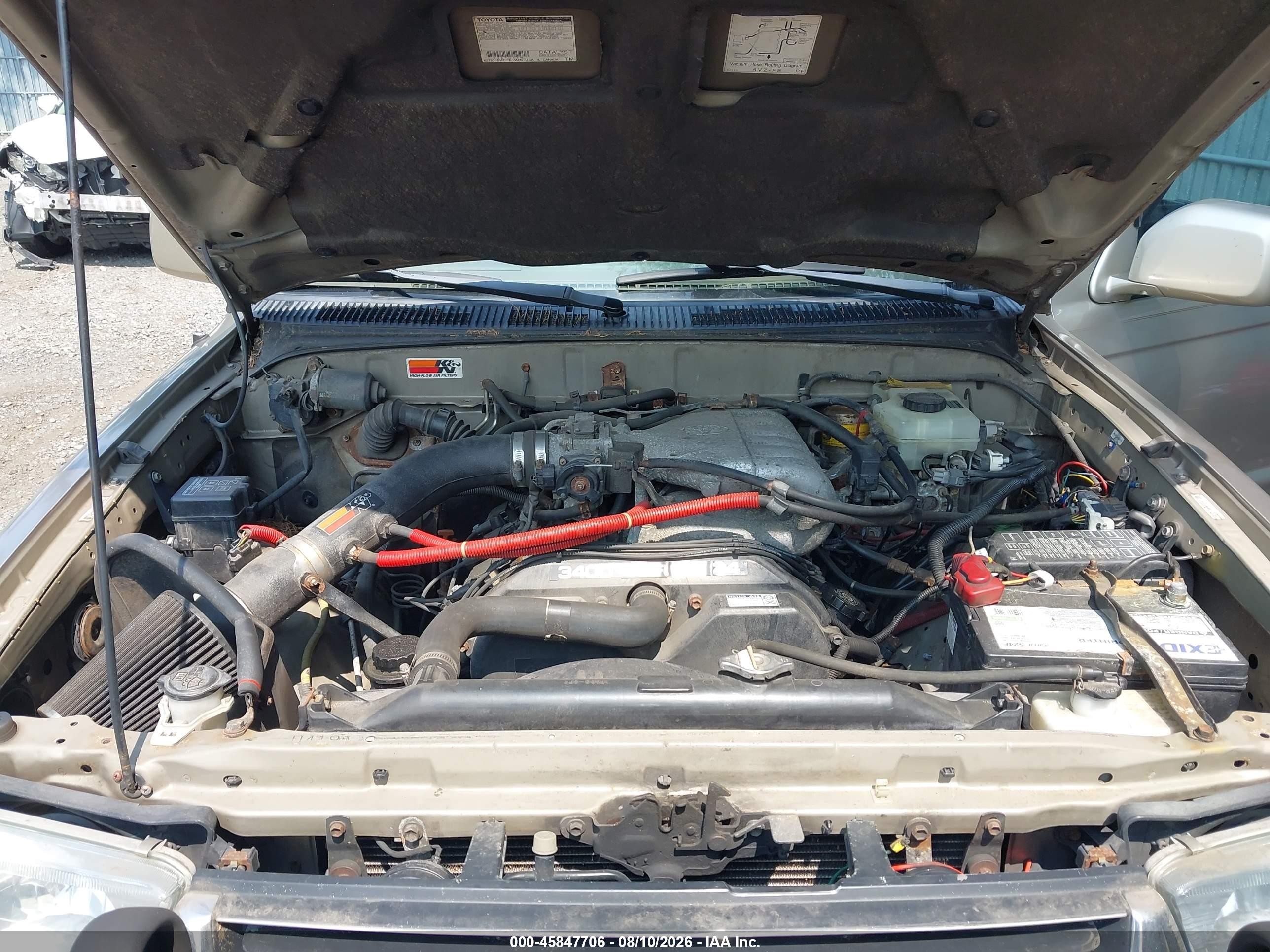 2002 Toyota 4runner Limited V6 Золотой vin: JT3HN87R620390164