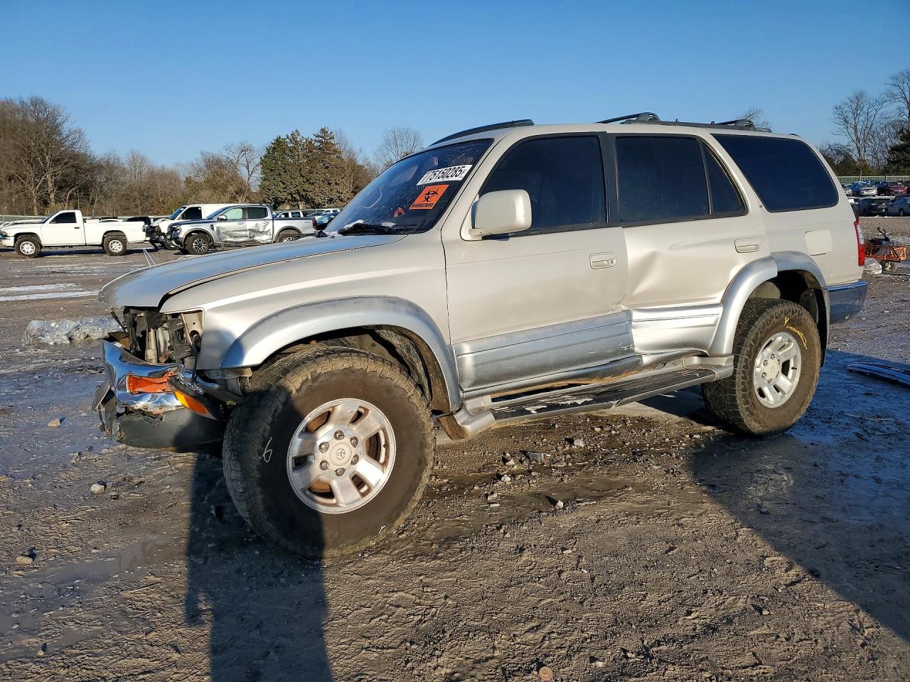 1997 Toyota 4runner Limited Silver vin: JT3HN87R6V0117827