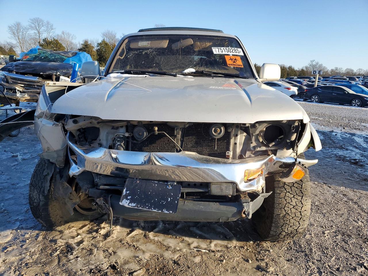 1997 Toyota 4runner Limited Silver vin: JT3HN87R6V0117827