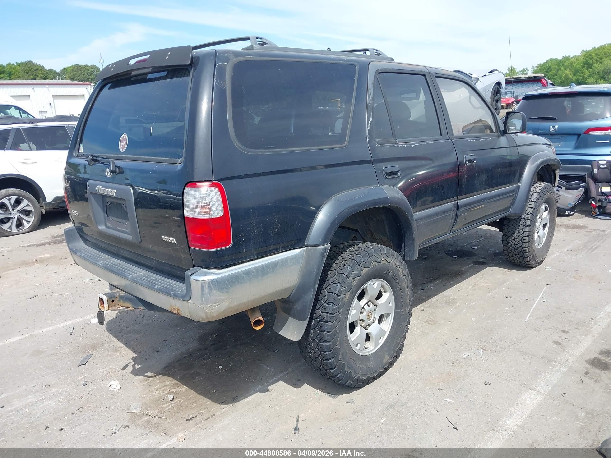1997 Toyota 4runner Sr5 V6 Limited Black vin: JT3HN87R6V0118041