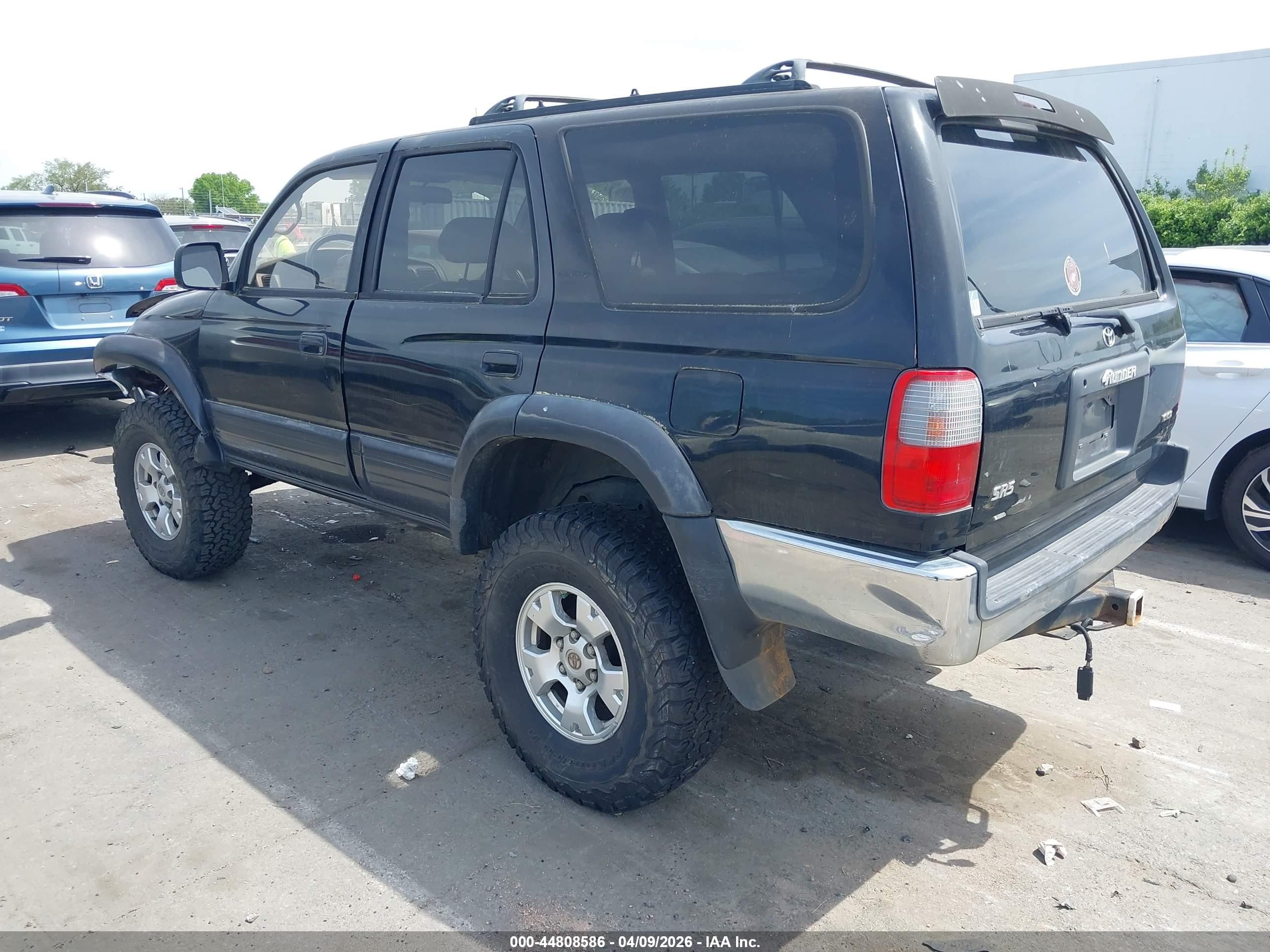 1997 Toyota 4runner Sr5 V6 Limited Black vin: JT3HN87R6V0118041