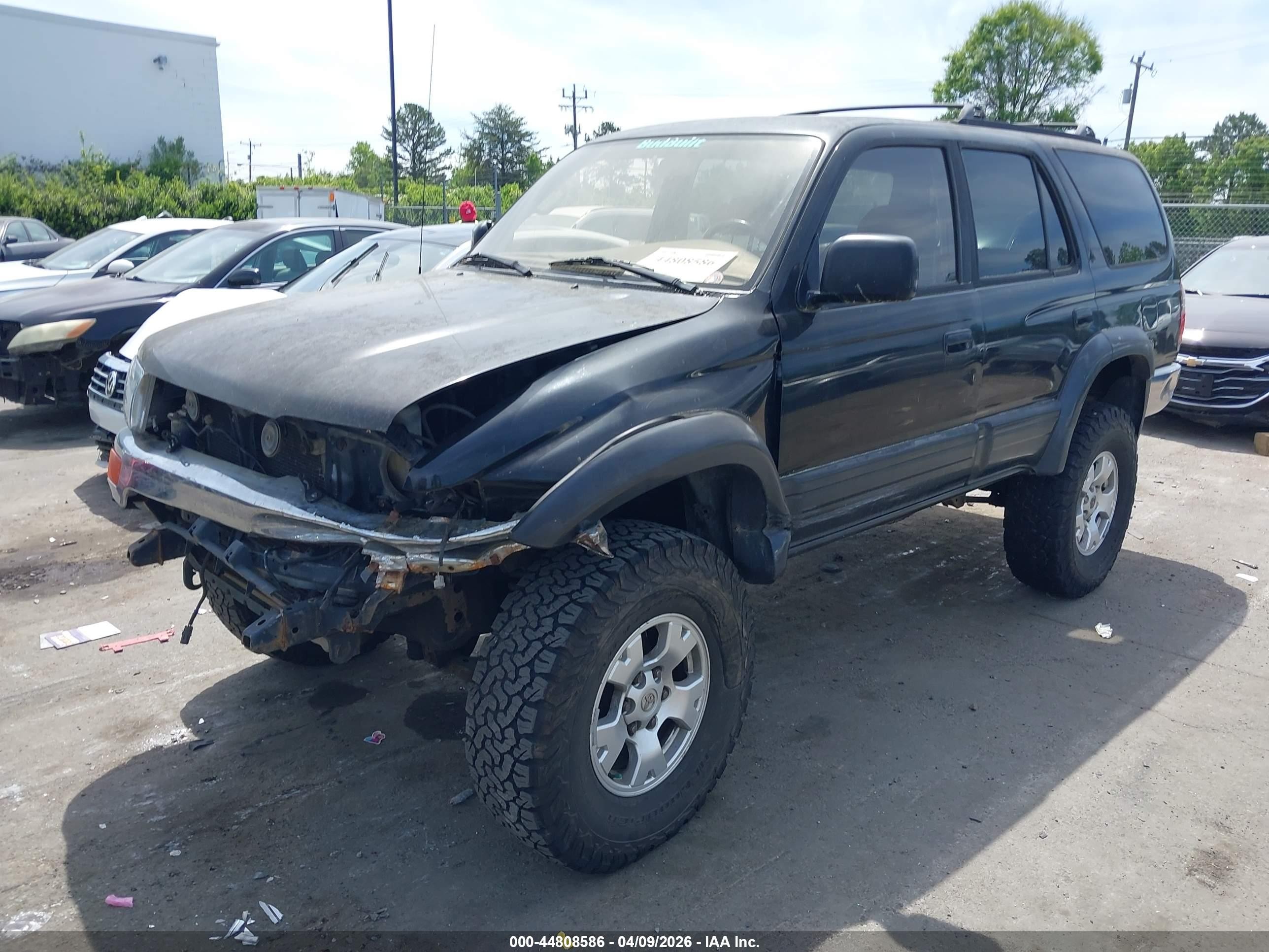 1997 Toyota 4runner Sr5 V6 Limited Black vin: JT3HN87R6V0118041