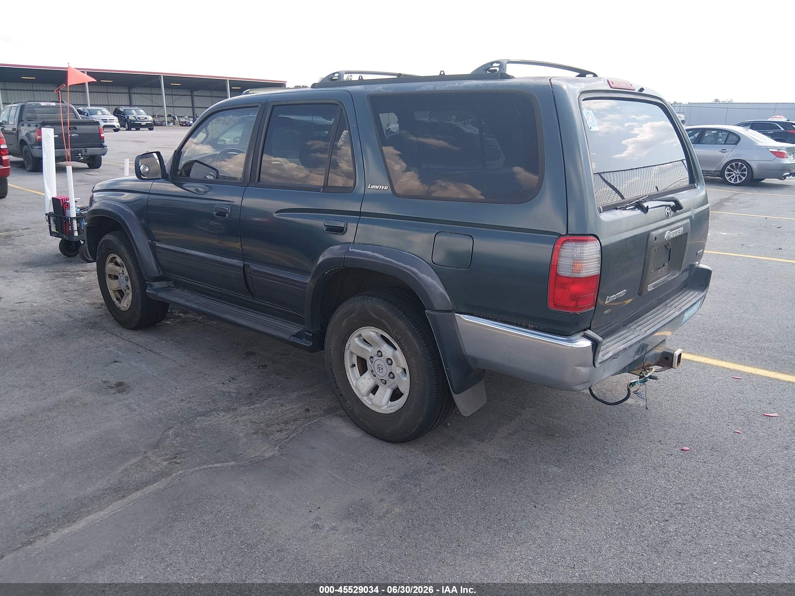 1997 Toyota 4runner Sr5 V6 Limited Green vin: JT3HN87R6V9001684