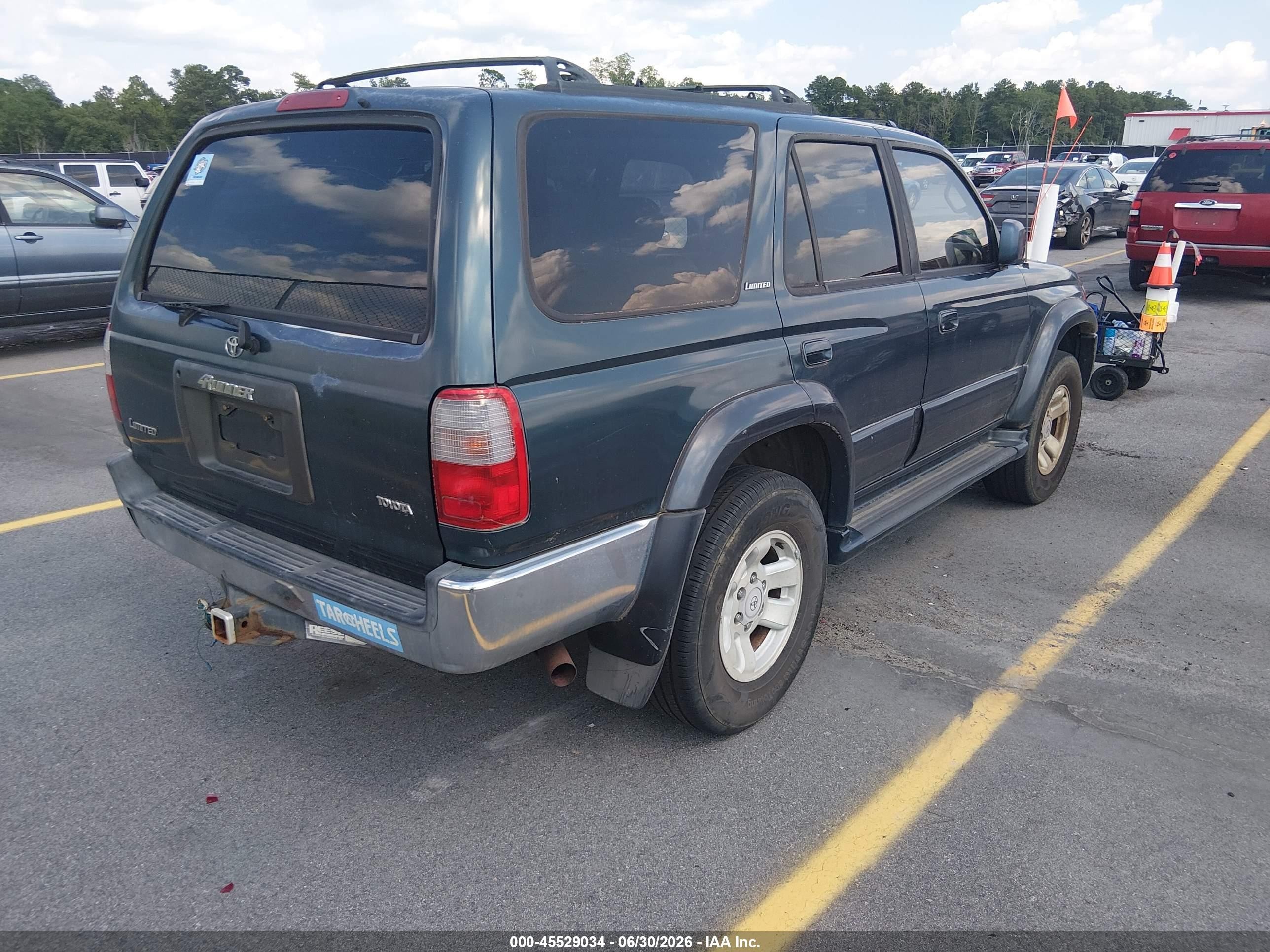 1997 Toyota 4runner Sr5 V6 Limited Green vin: JT3HN87R6V9001684