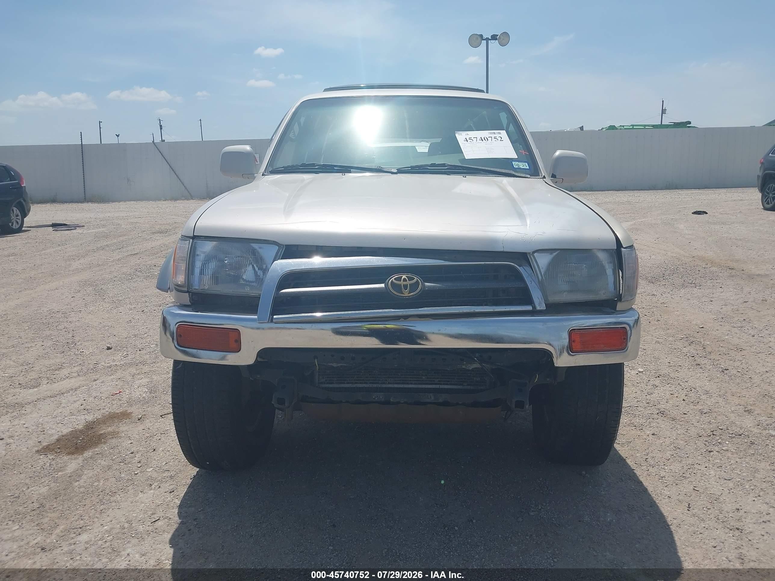 1998 Toyota 4runner Sr5 V6 Limited Бежевый vin: JT3HN87R6W0141563