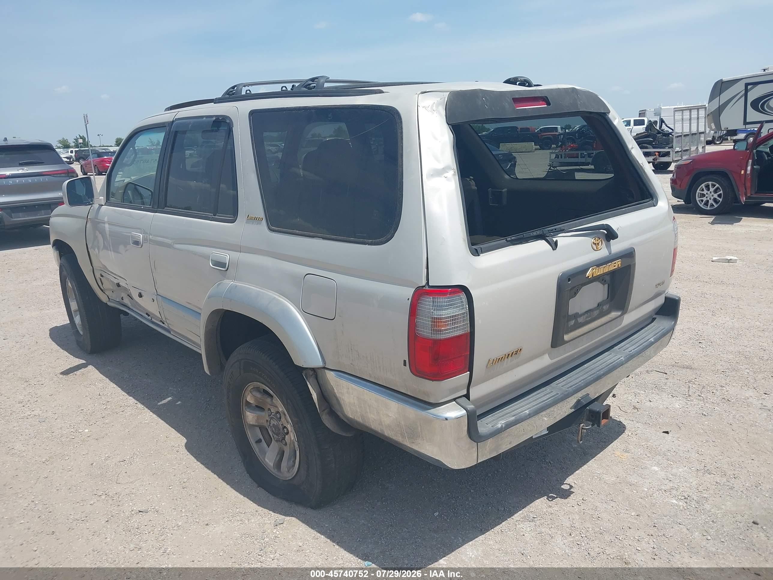 1998 Toyota 4runner Sr5 V6 Limited Бежевый vin: JT3HN87R6W0141563