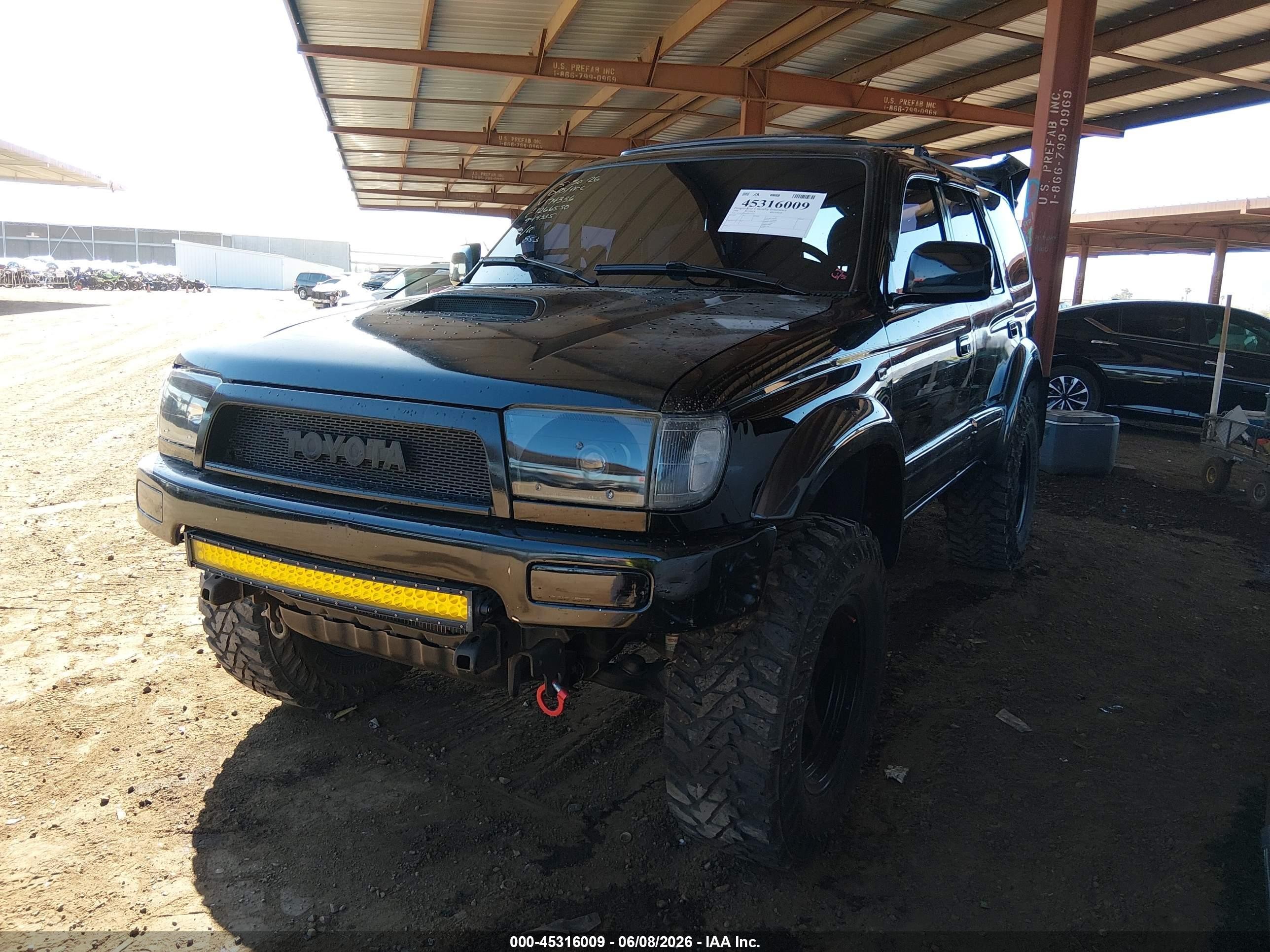 1998 Toyota 4runner Sr5 V6 Limited Black vin: JT3HN87R6W0174336