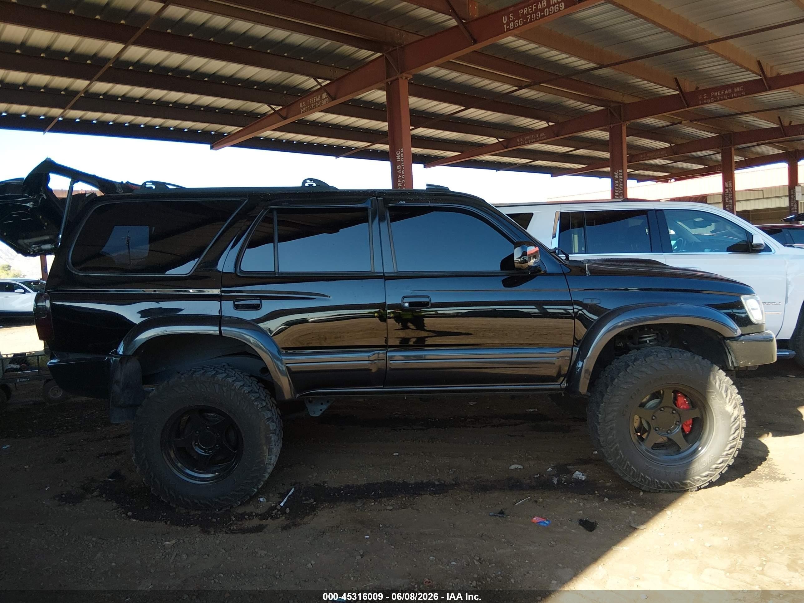 1998 Toyota 4runner Sr5 V6 Limited Black vin: JT3HN87R6W0174336