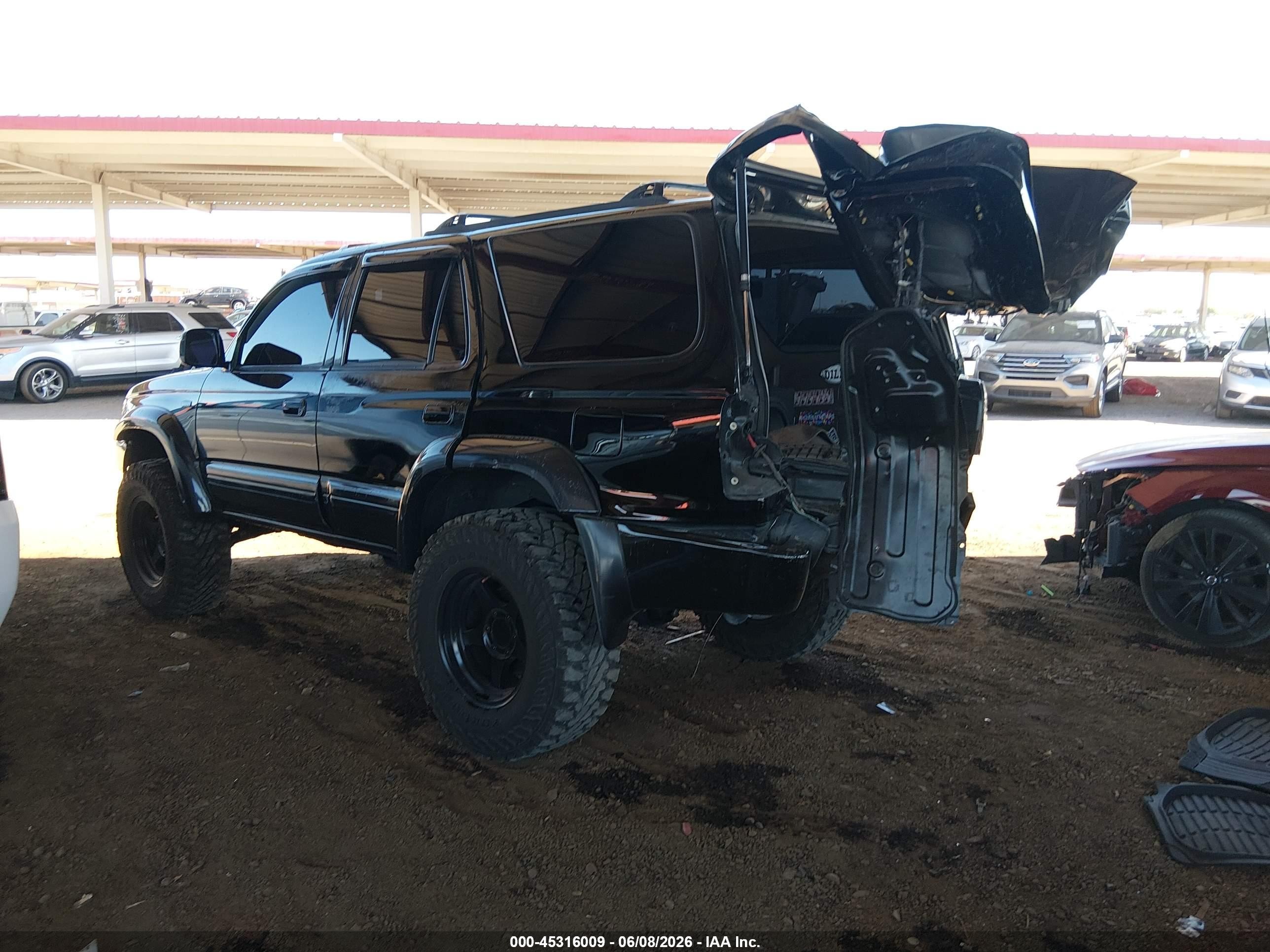 1998 Toyota 4runner Sr5 V6 Limited Black vin: JT3HN87R6W0174336